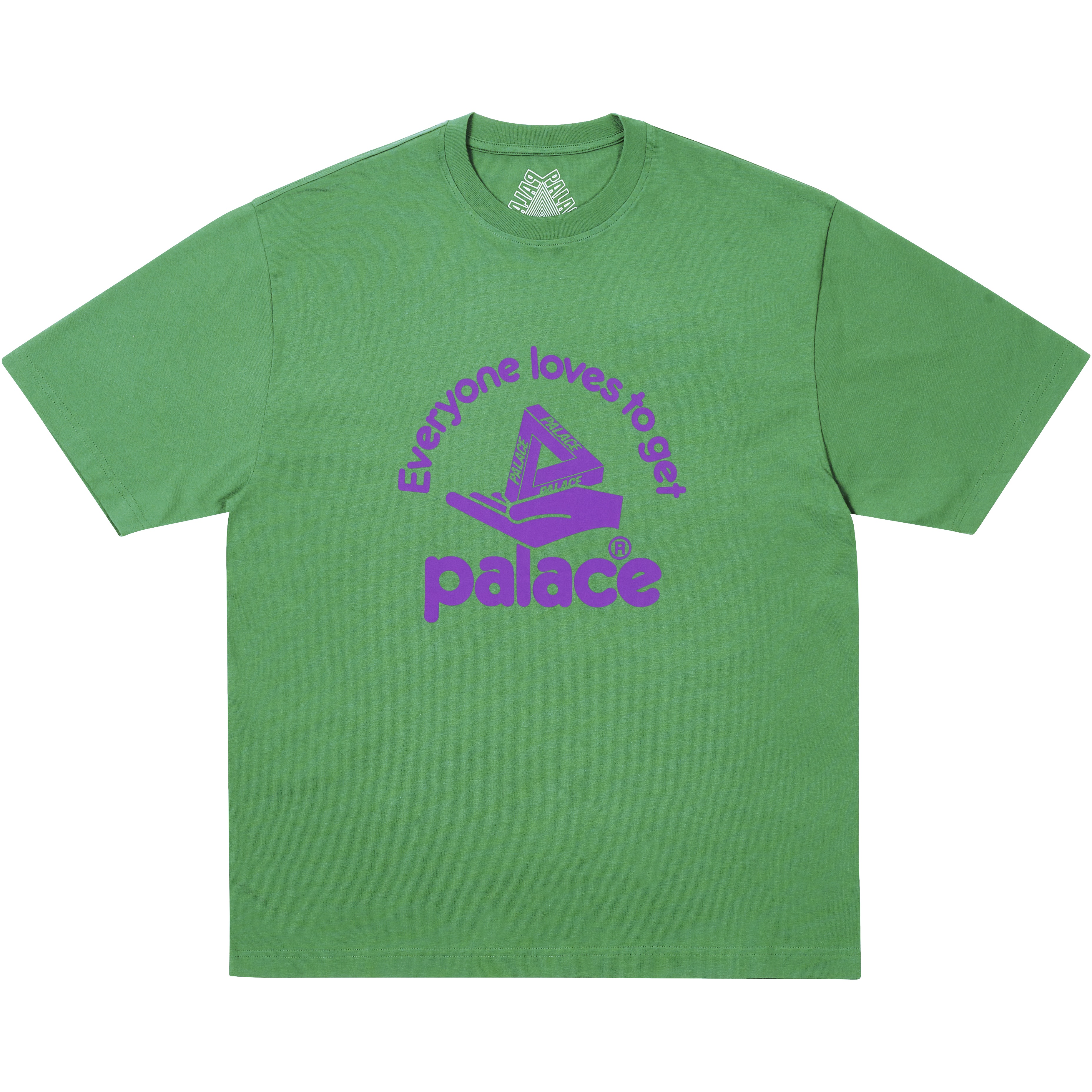 Palace HAND OUT T-SHIRT LUCKY GREEN