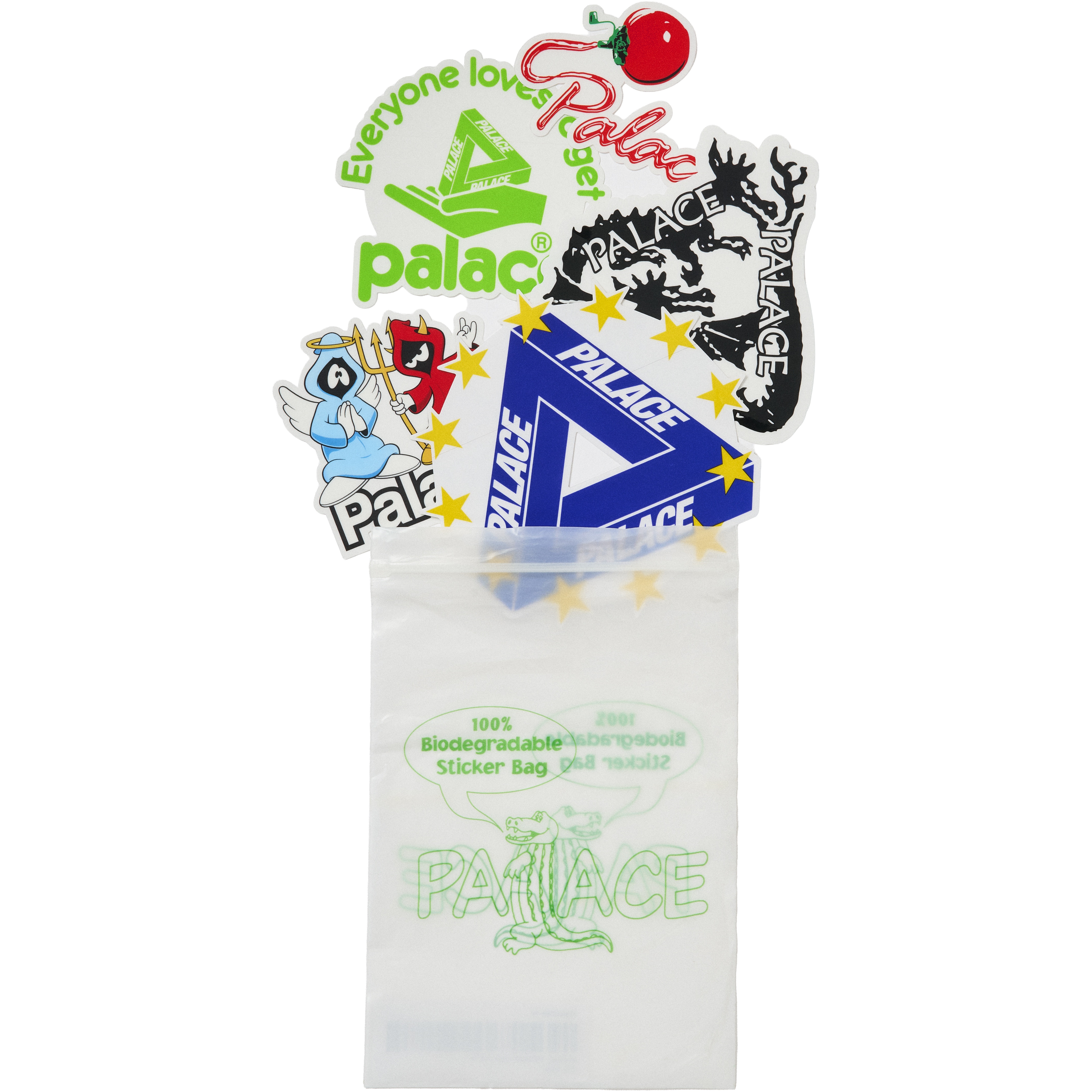 Palace HOLIDAY STICKER PACK MULTI
