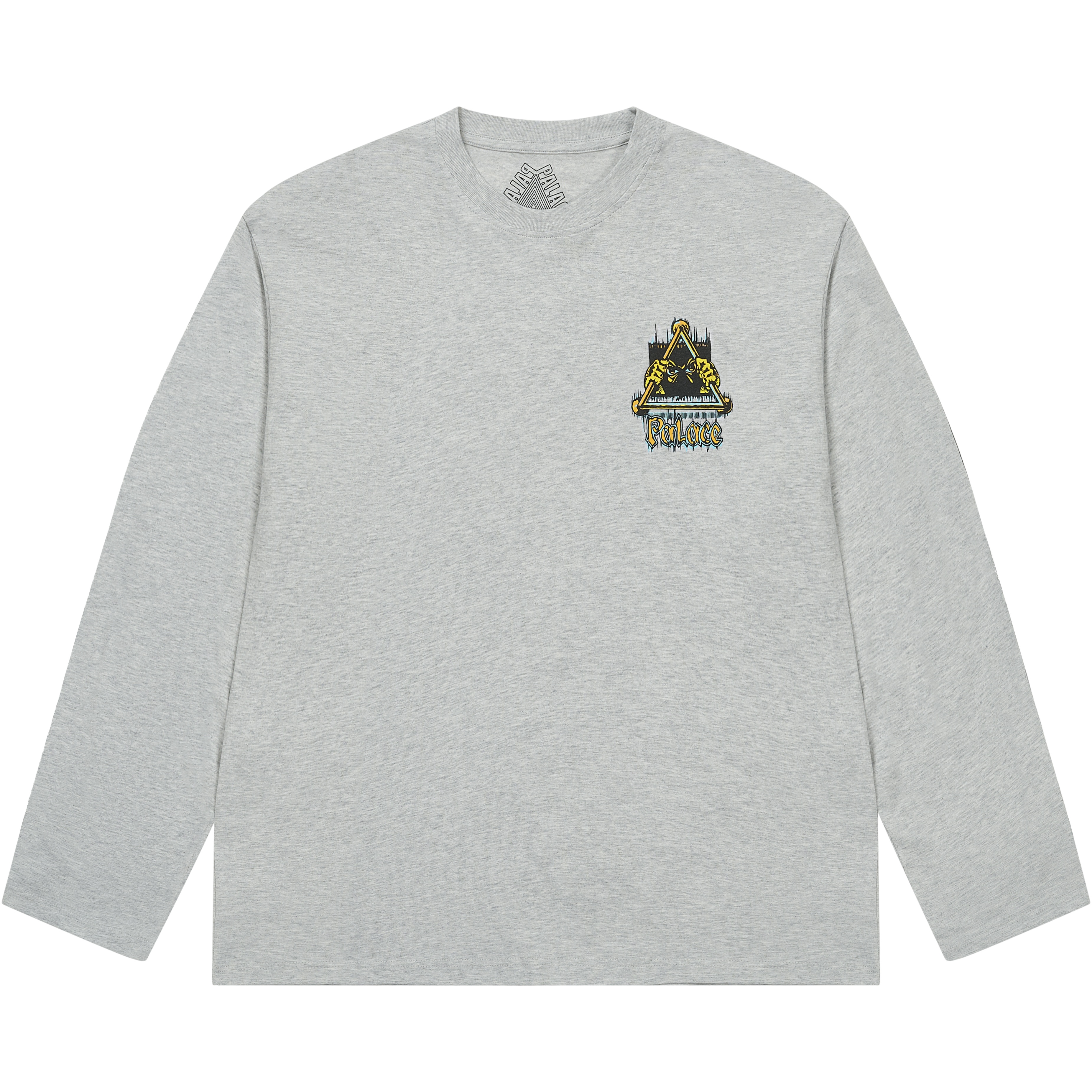 Palace LOCK IN LONGSLEEVE GREY MARL