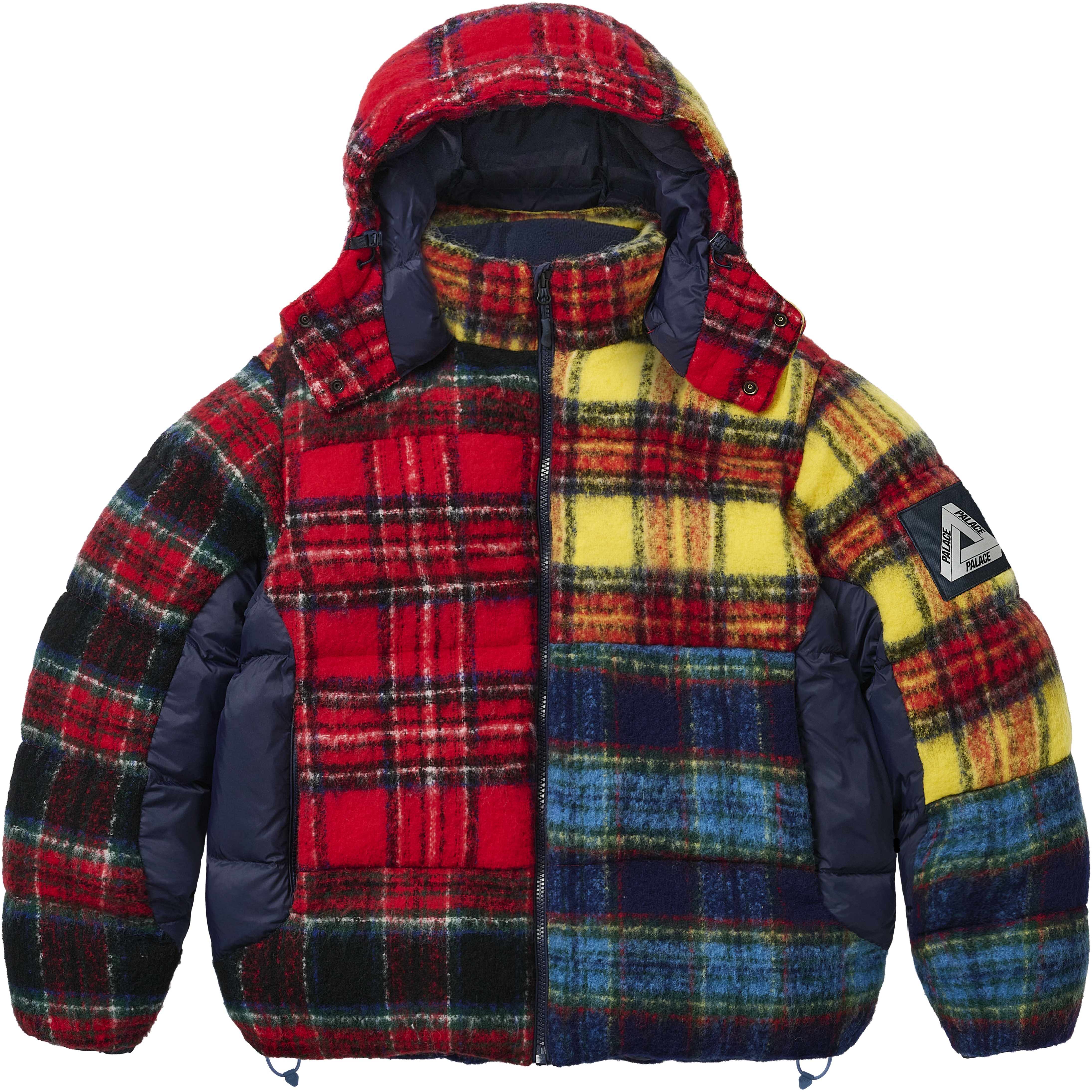 Thumbnail MOHAIR WOOL PUFFA JACKET PATCHWORK one color