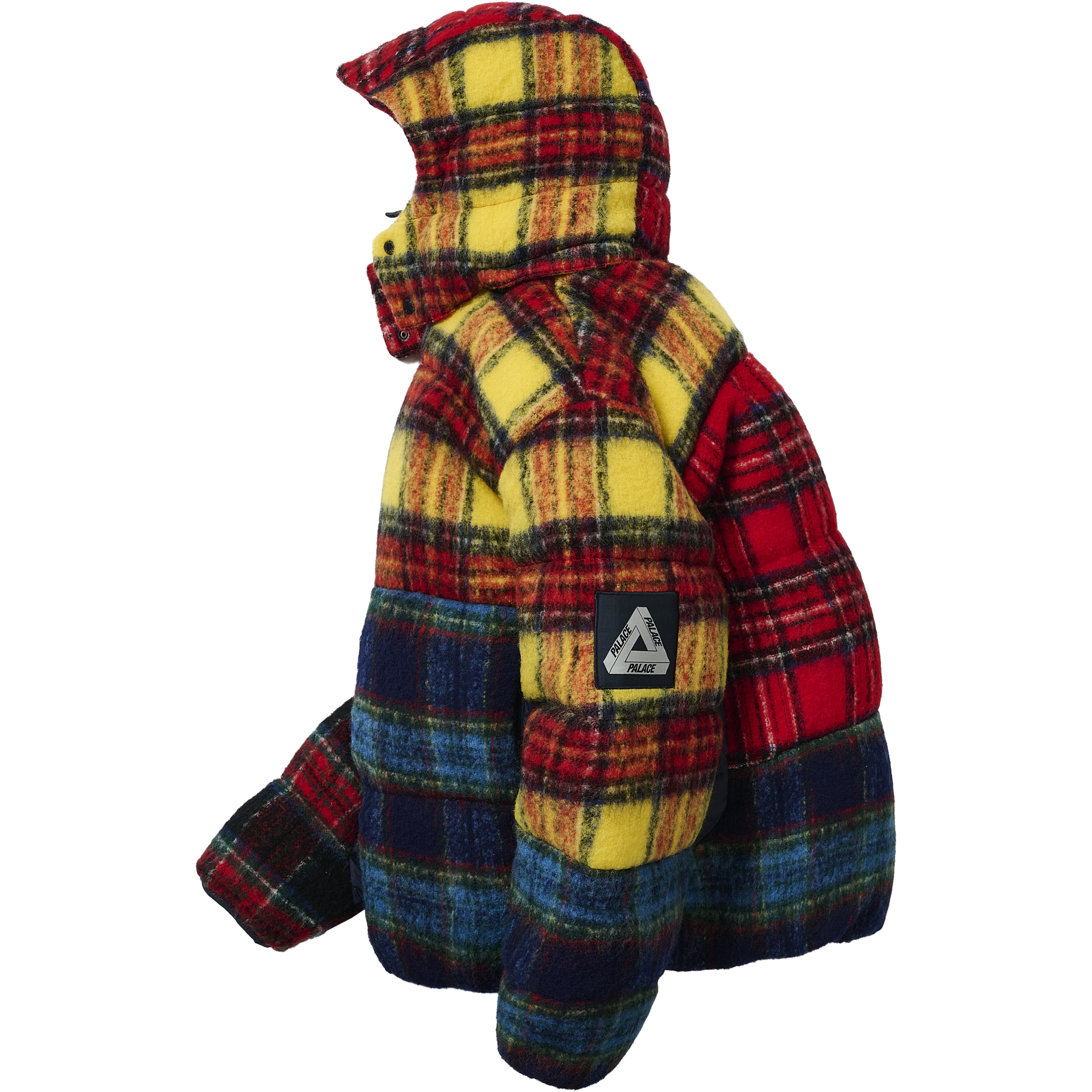 Thumbnail MOHAIR WOOL PUFFA JACKET PATCHWORK one color