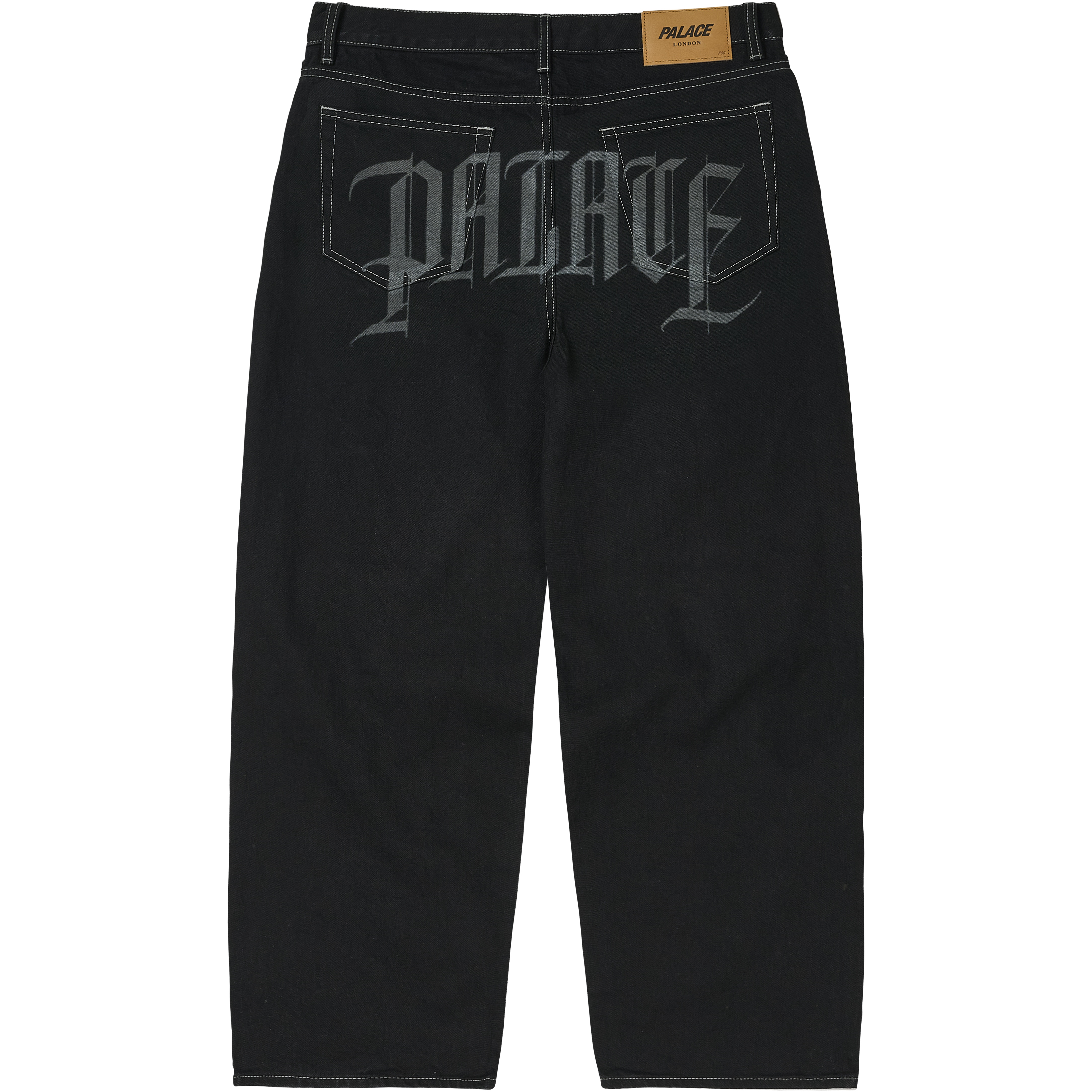 Thumbnail P90 BAGGY SCRIPT JEAN BLACK STONE WASH one color