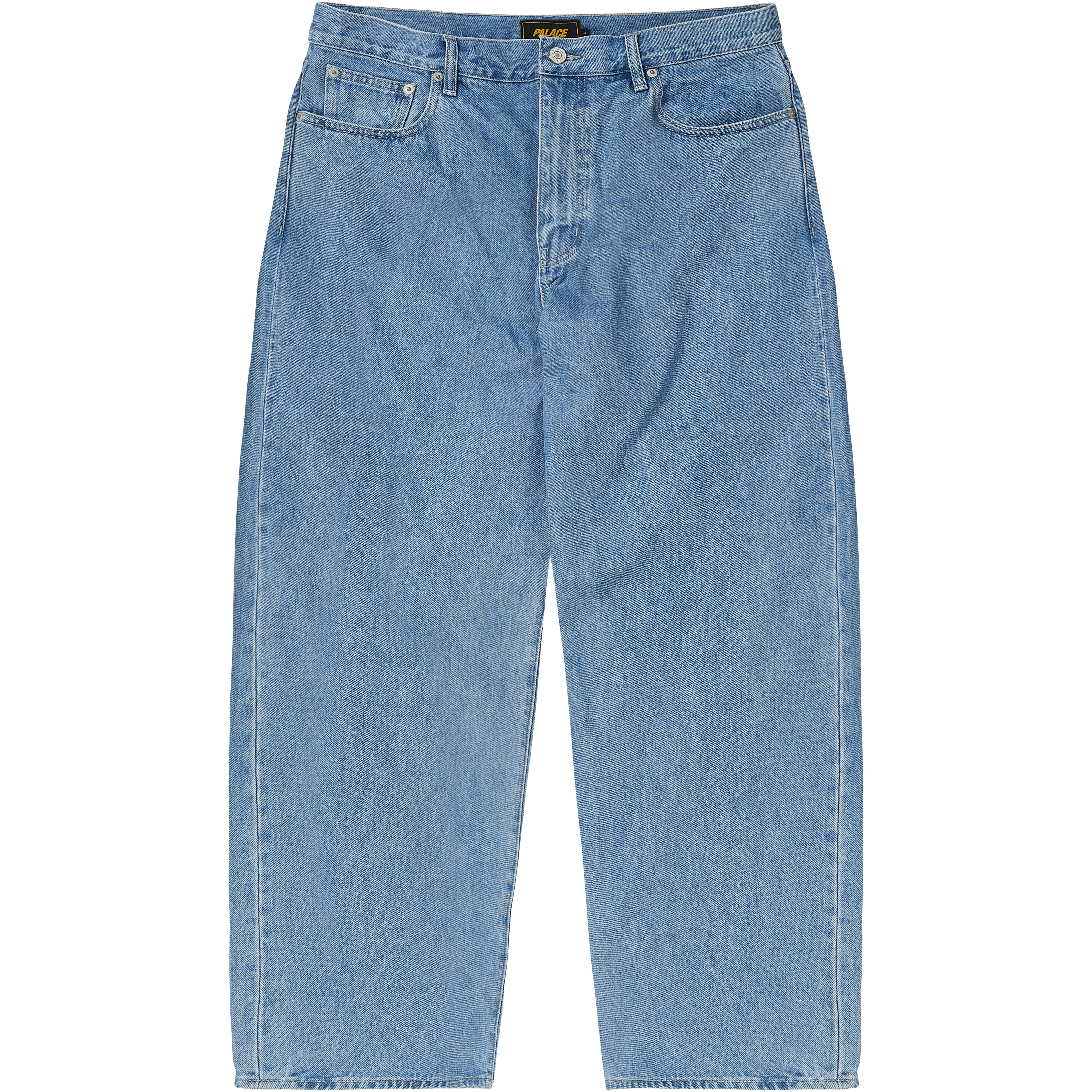 Palace P90 BAGGY SCRIPT JEAN DISTRESSED LIGHT STONE WASH