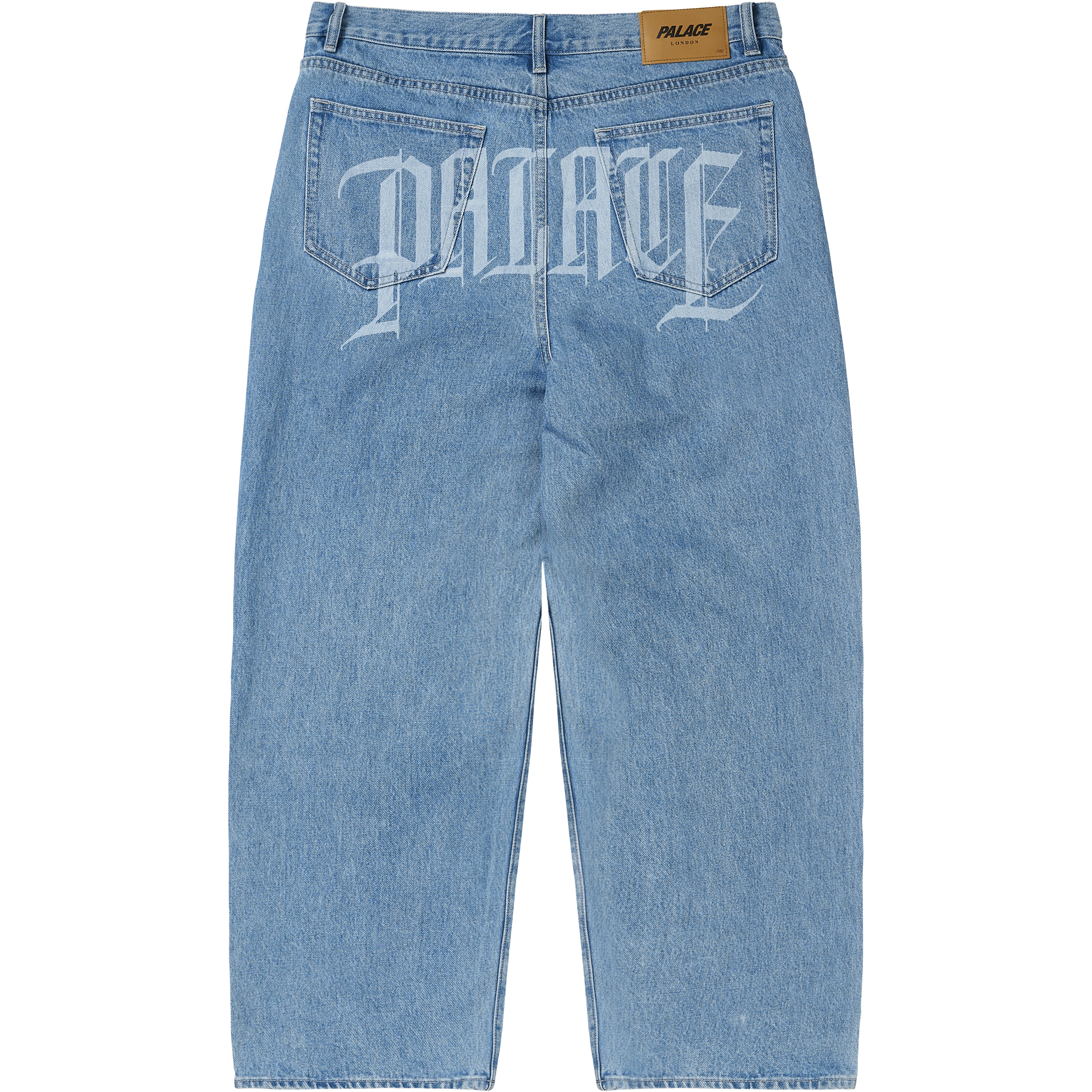 Thumbnail P90 BAGGY SCRIPT JEAN DISTRESSED LIGHT STONE WASH one color