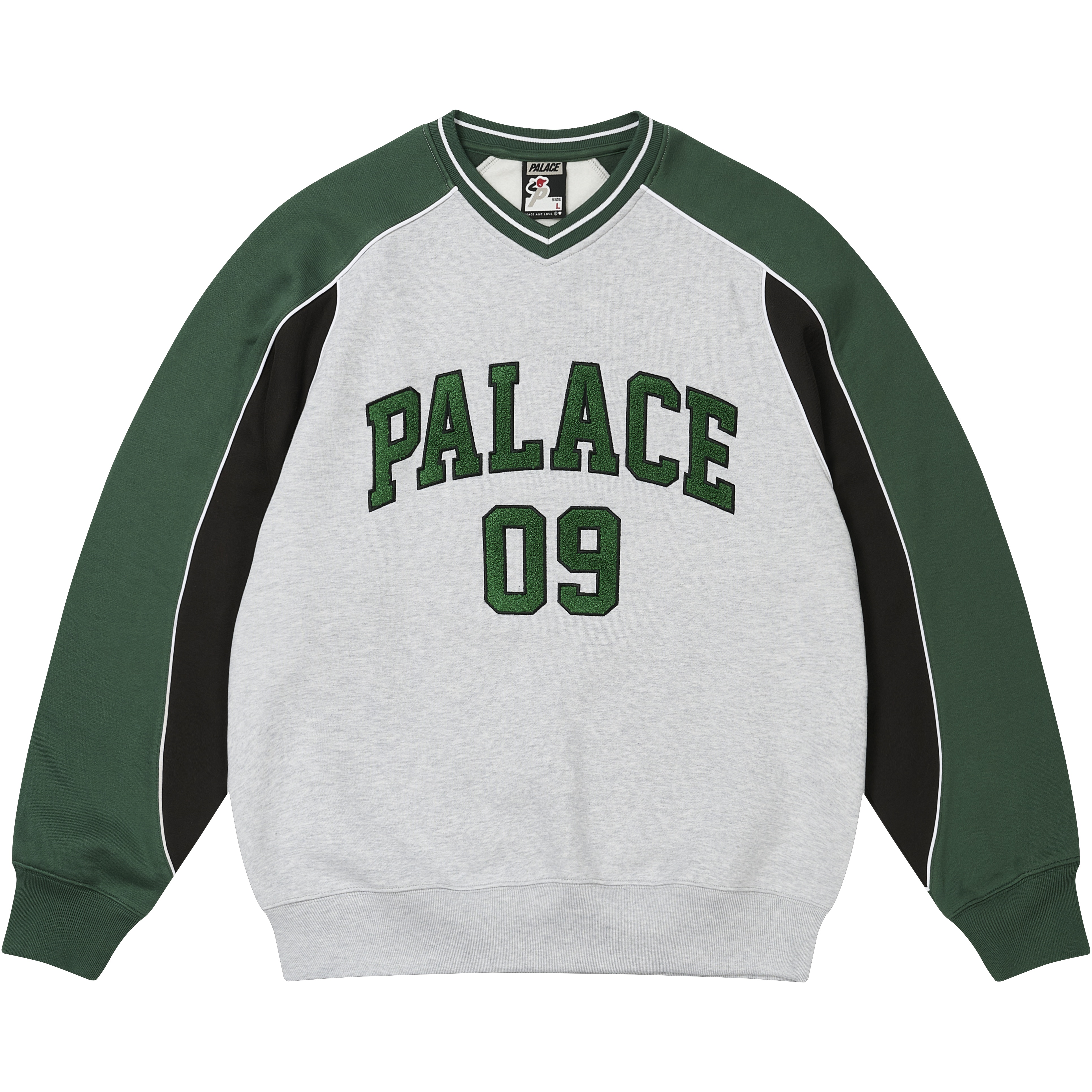 Palace PALACE 09 CREW GREY MARL