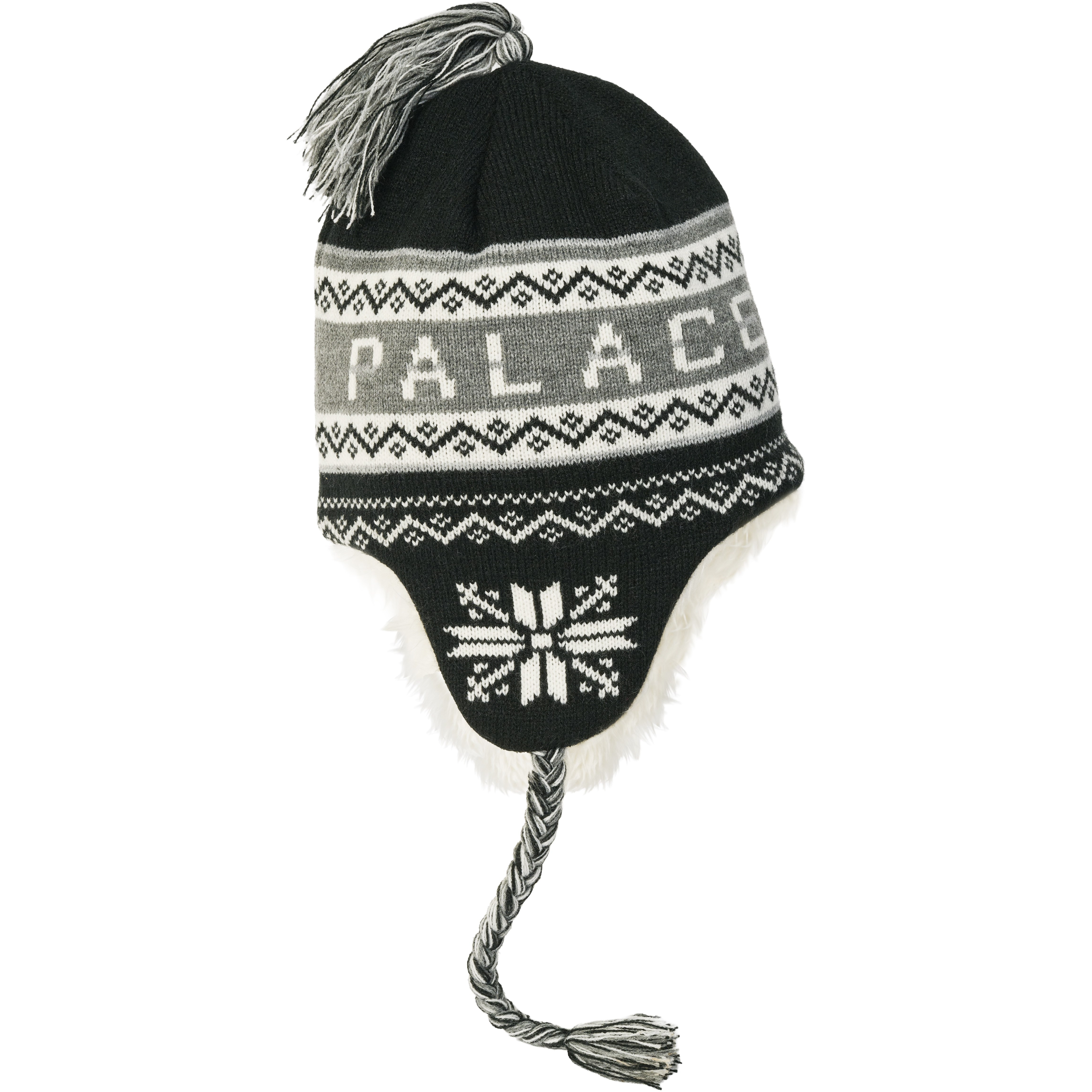 Thumbnail PALACE LOVES ME PERUVIAN BEANIE BLACK one color