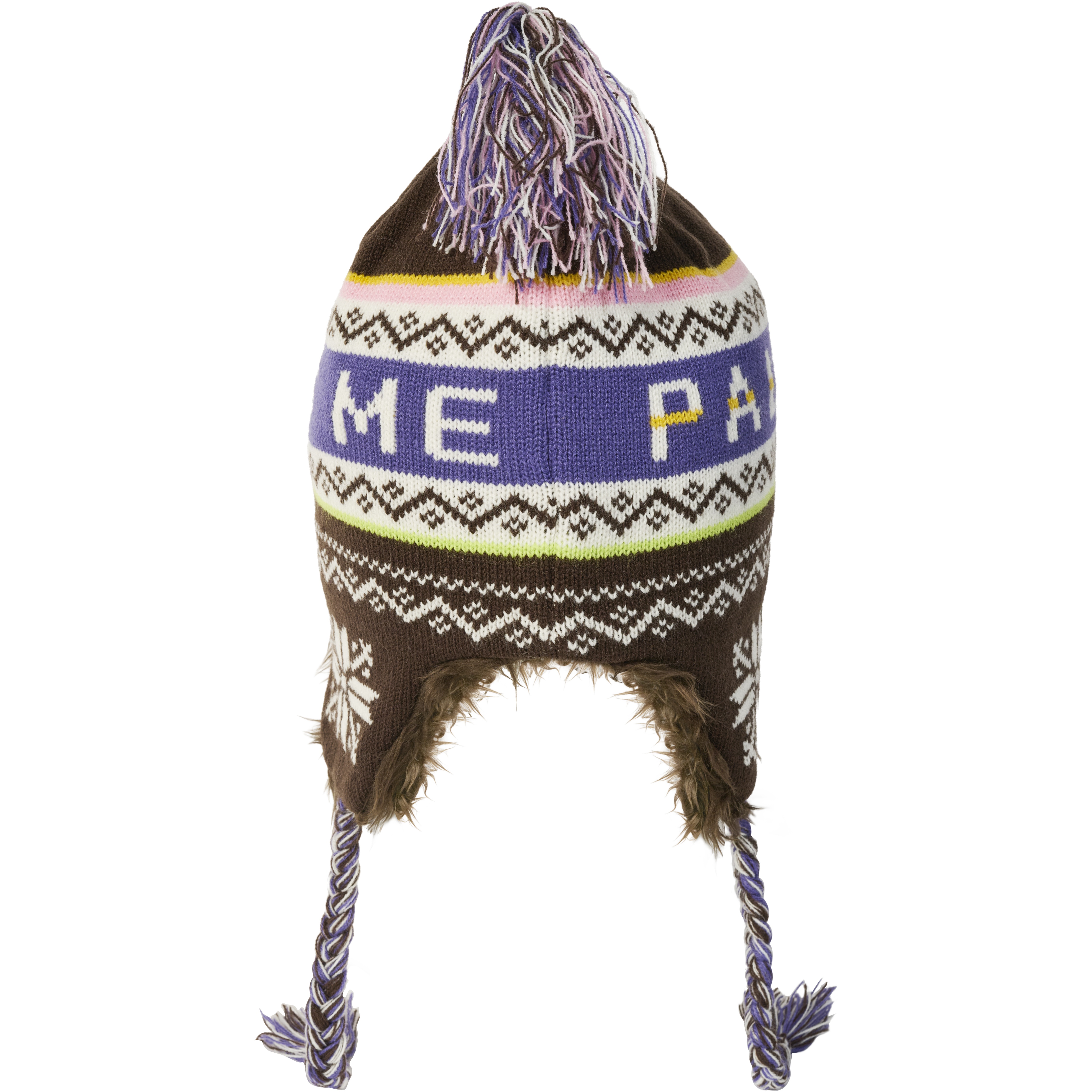 Thumbnail PALACE LOVES ME PERUVIAN BEANIE BROWN one color