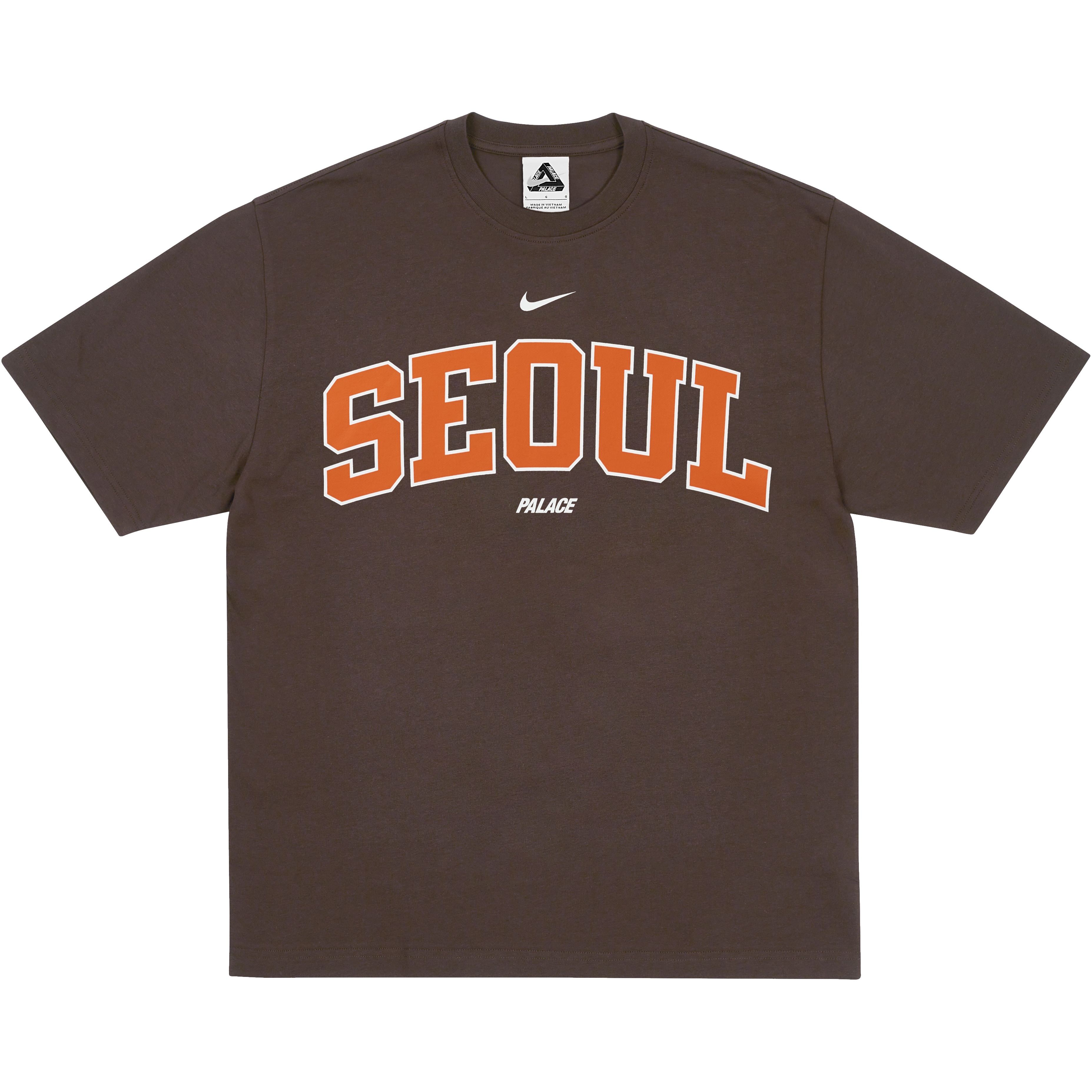 Palace PALACE NIKE SHOP T-SHIRT HONGDAE BROWN