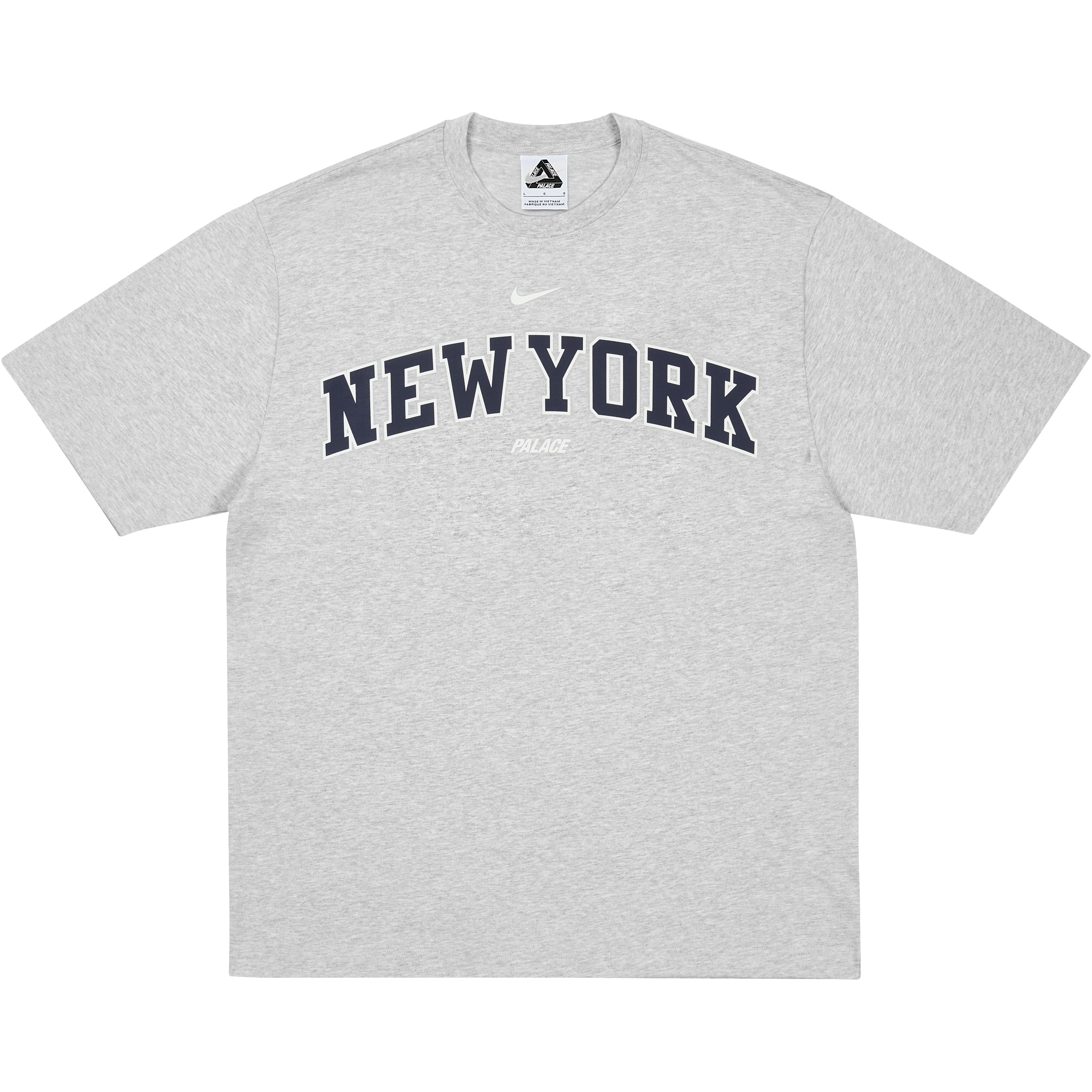 Palace PALACE NIKE SHOP T-SHIRT NEW YORK GREY MARL