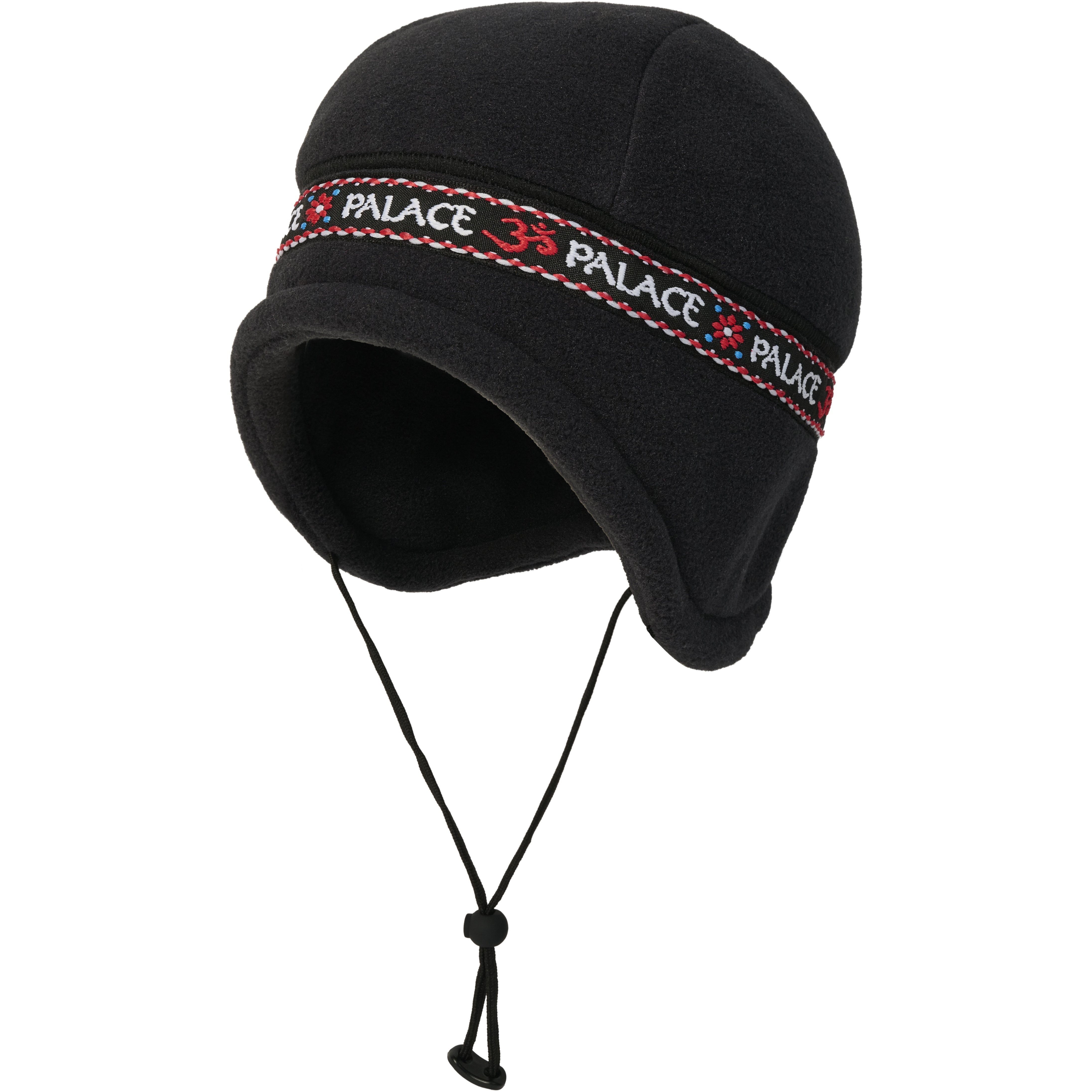 Palace POLARTEC OM EARFLAP BEANIE BLACK
