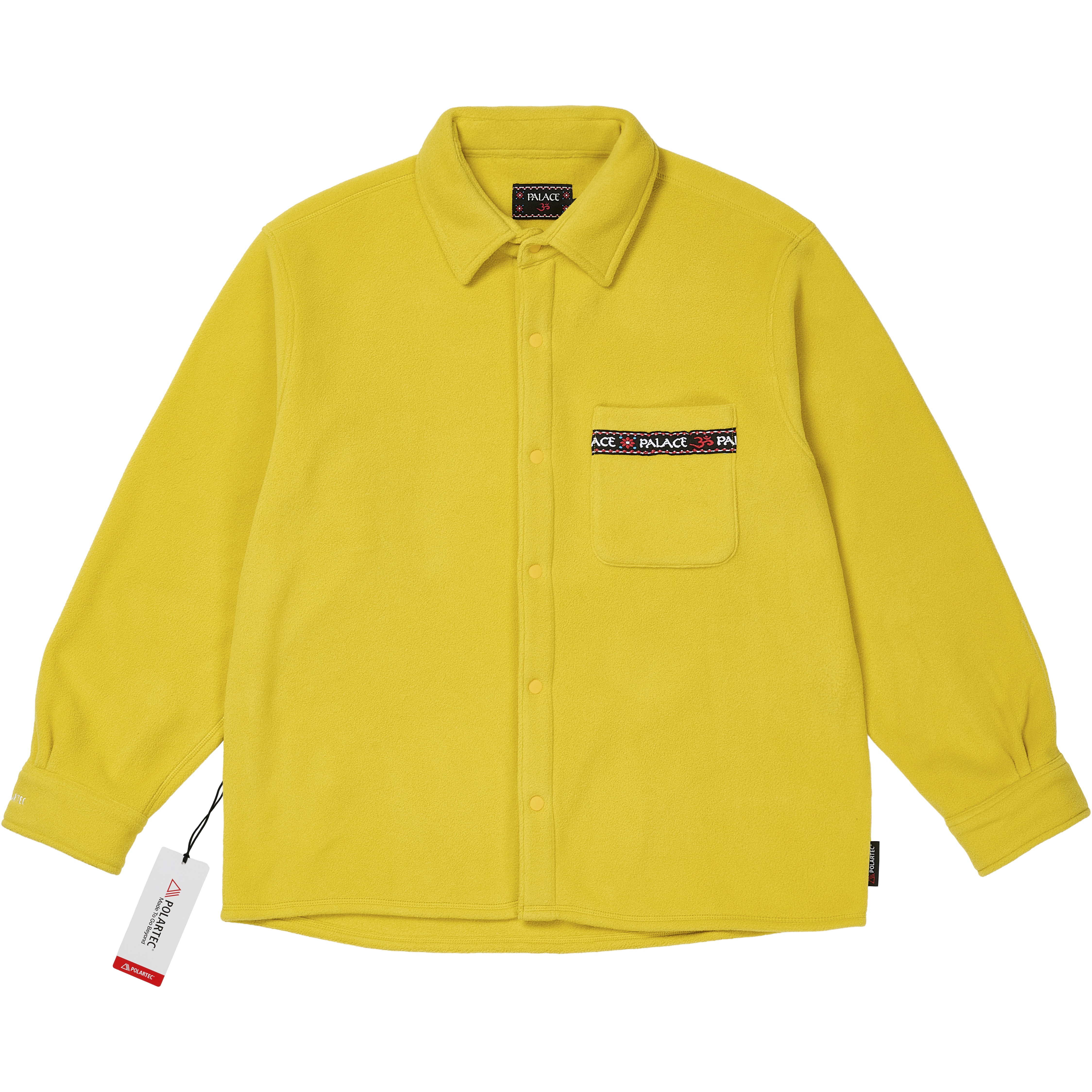 Palace POLARTEC OM FLEECE OVERSHIRT SAFFRON