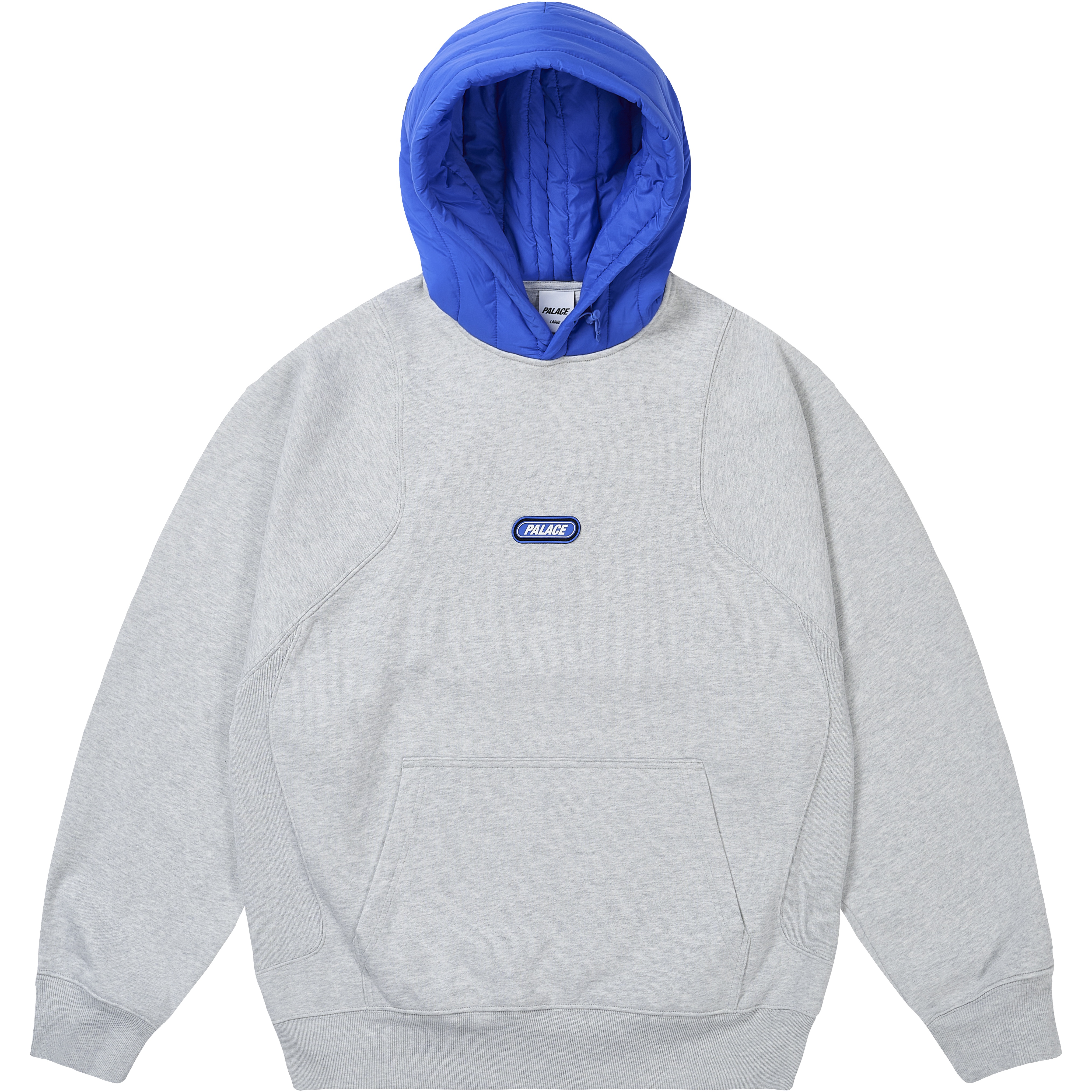Palace PUFFA HOOD GREY MARL