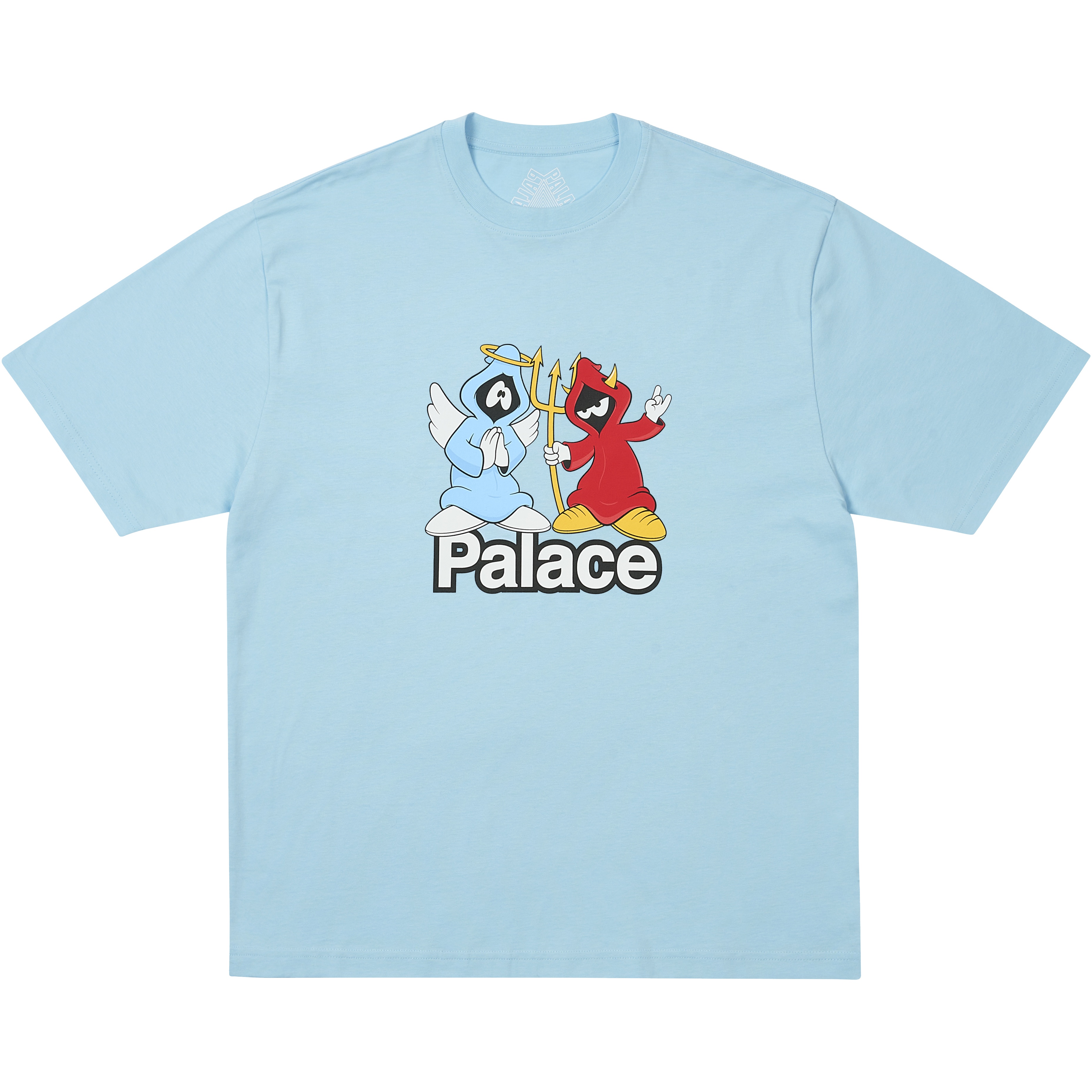 Palace RIGHT AND WRONG T-SHIRT SKYLINE BLUE