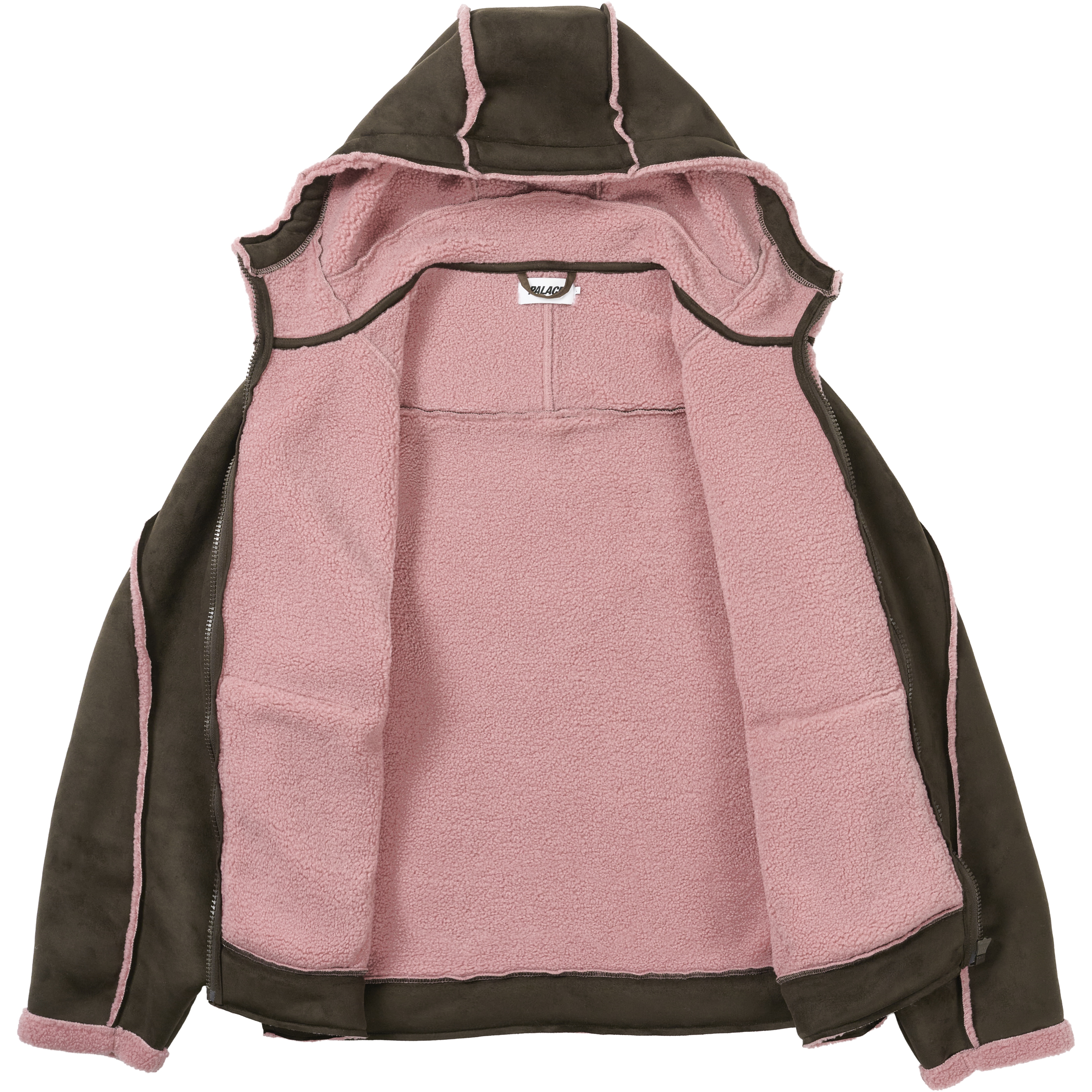 Thumbnail SHERPA FAUX SUEDE HOODED JACKET FOX one color