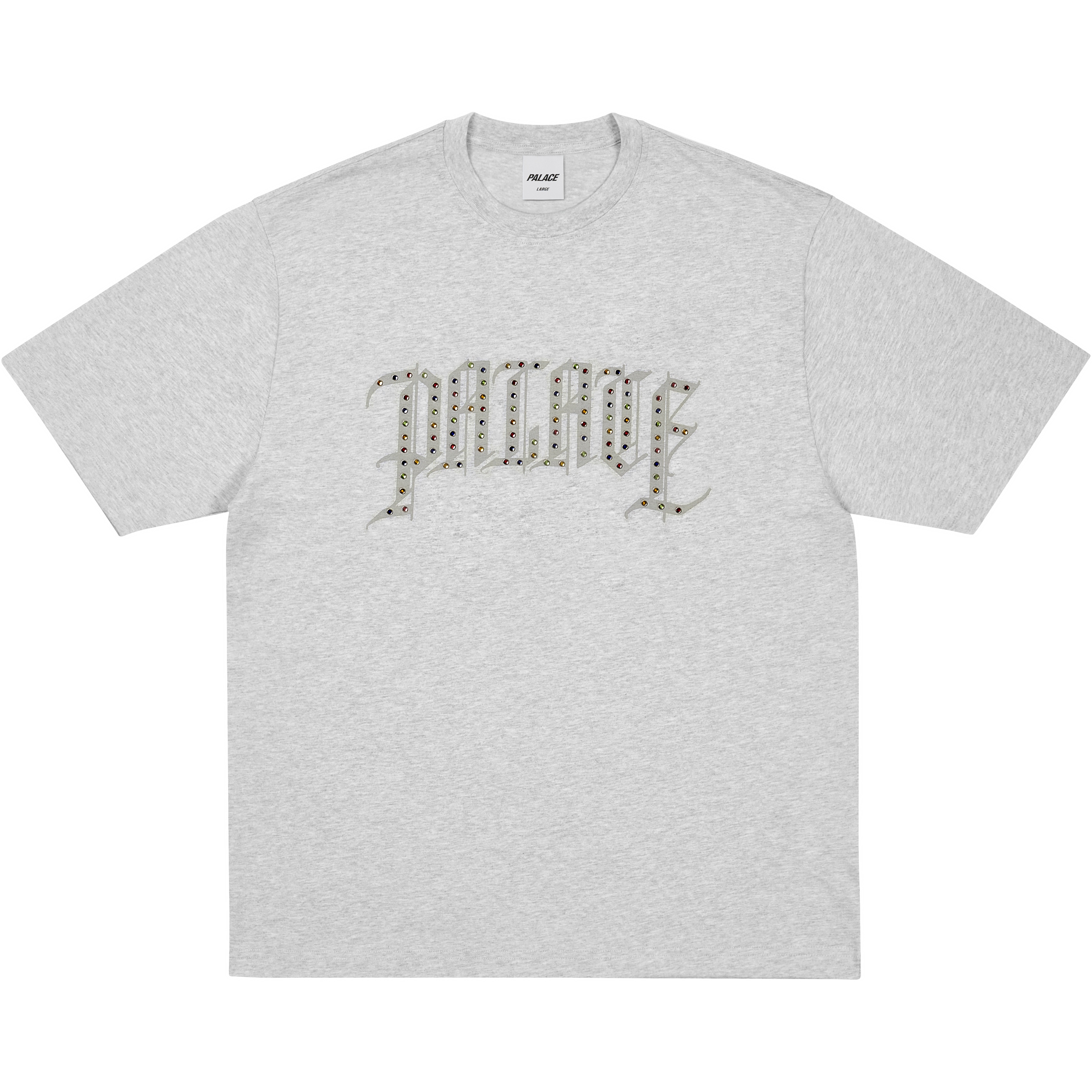 Palace STUD-U-LIKE T-SHIRT GREY MARL