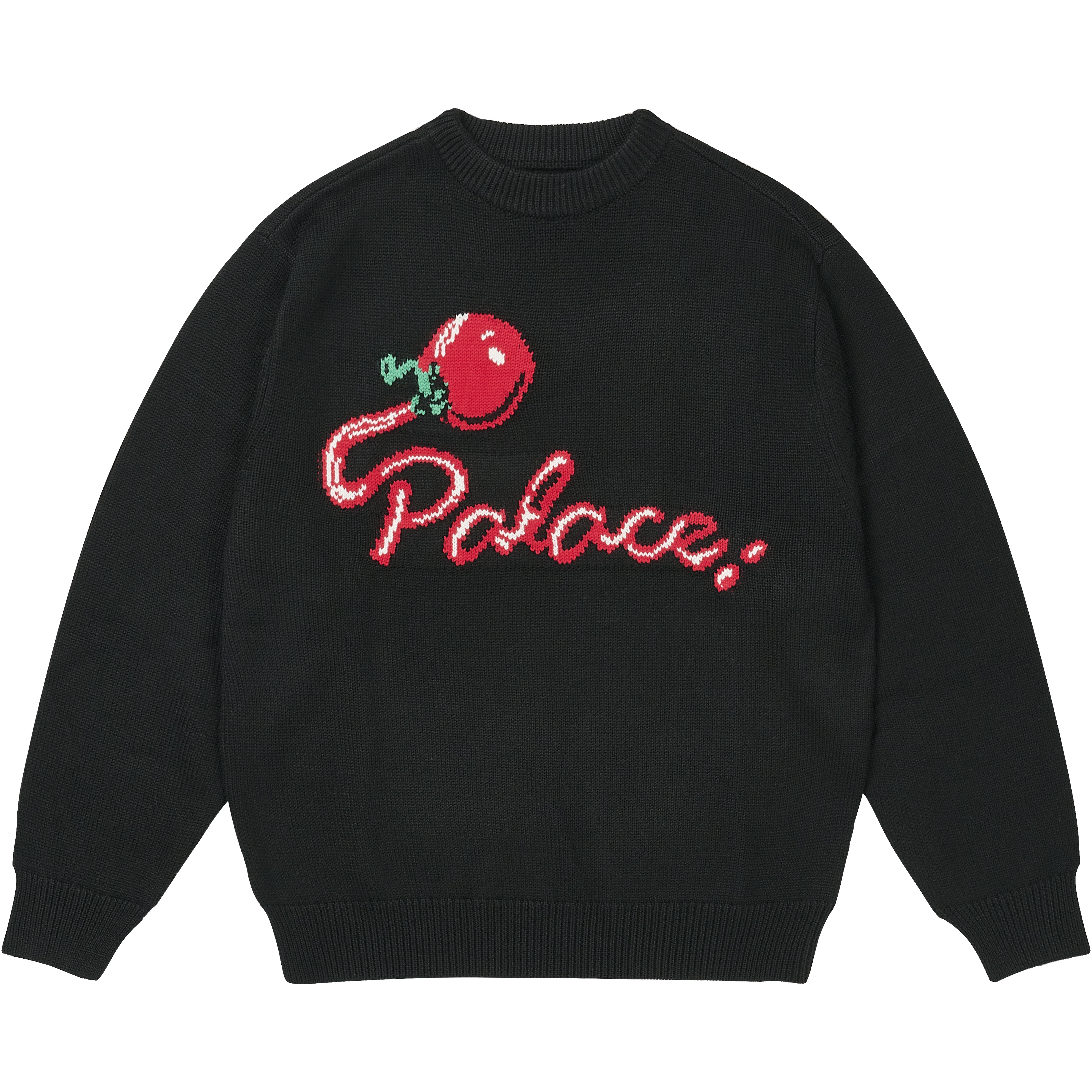 Palace TOMMY KNIT BLACK