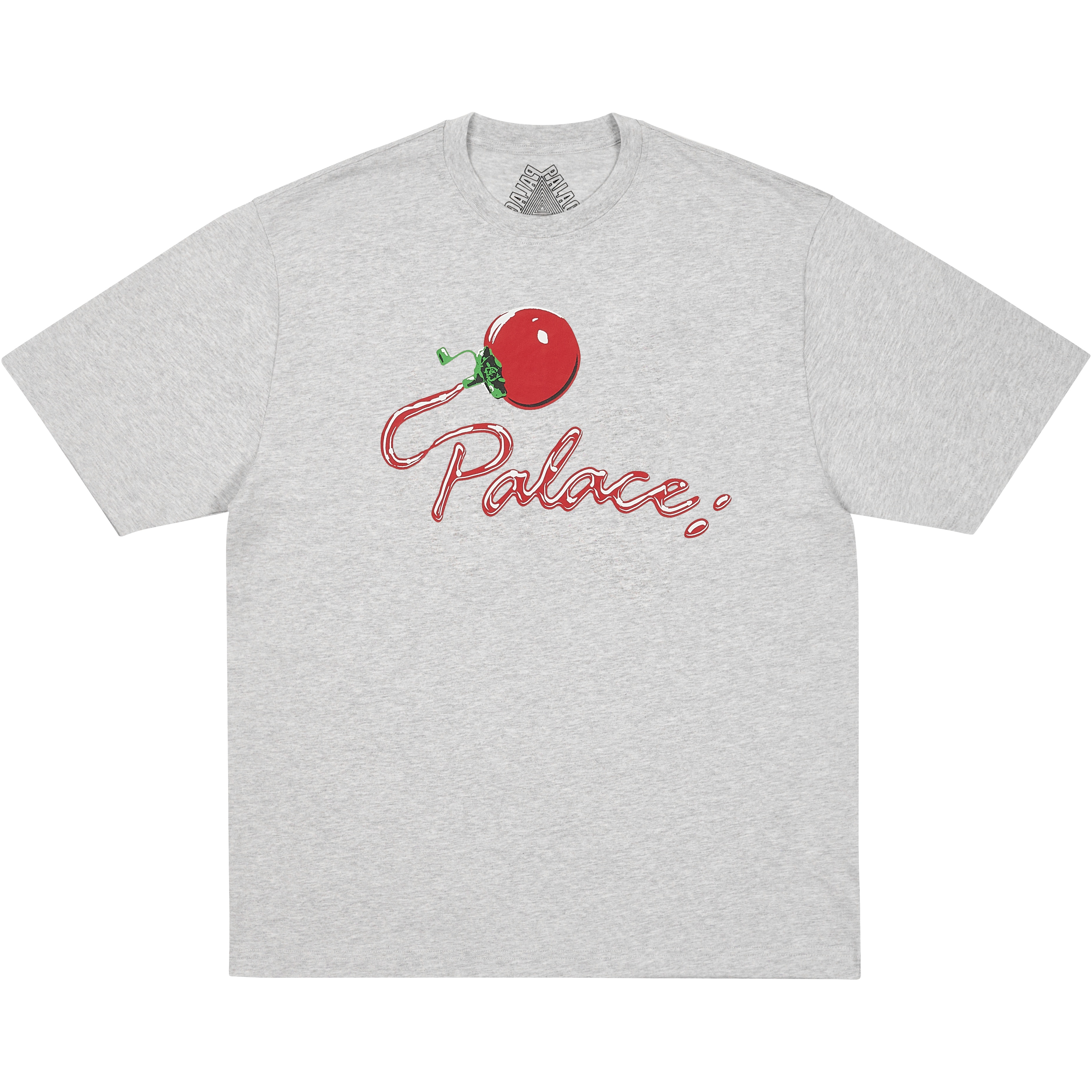 Palace TOMMY T-SHIRT GREY MARL