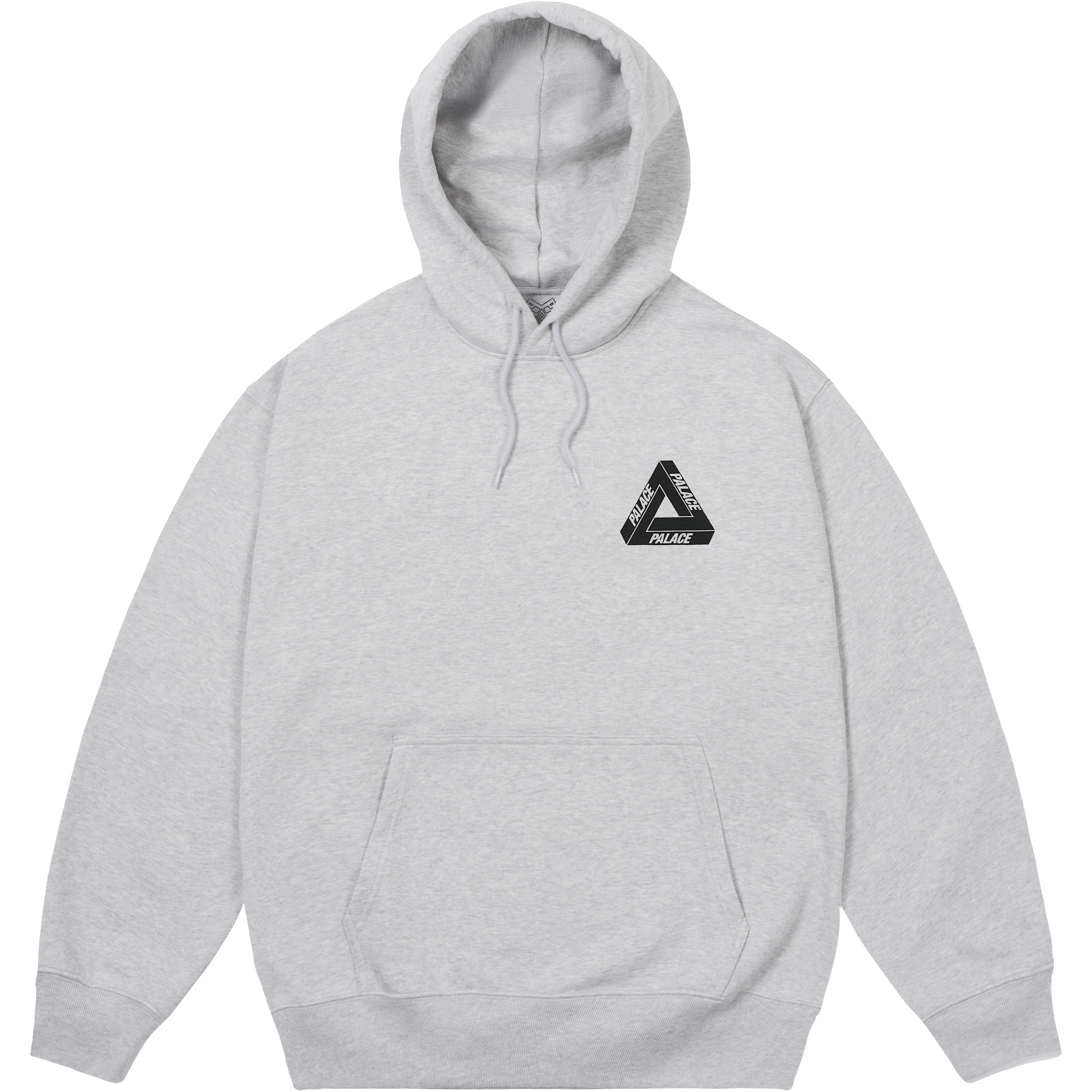 Palace TRI-ANGELIC HOOD GREY MARL