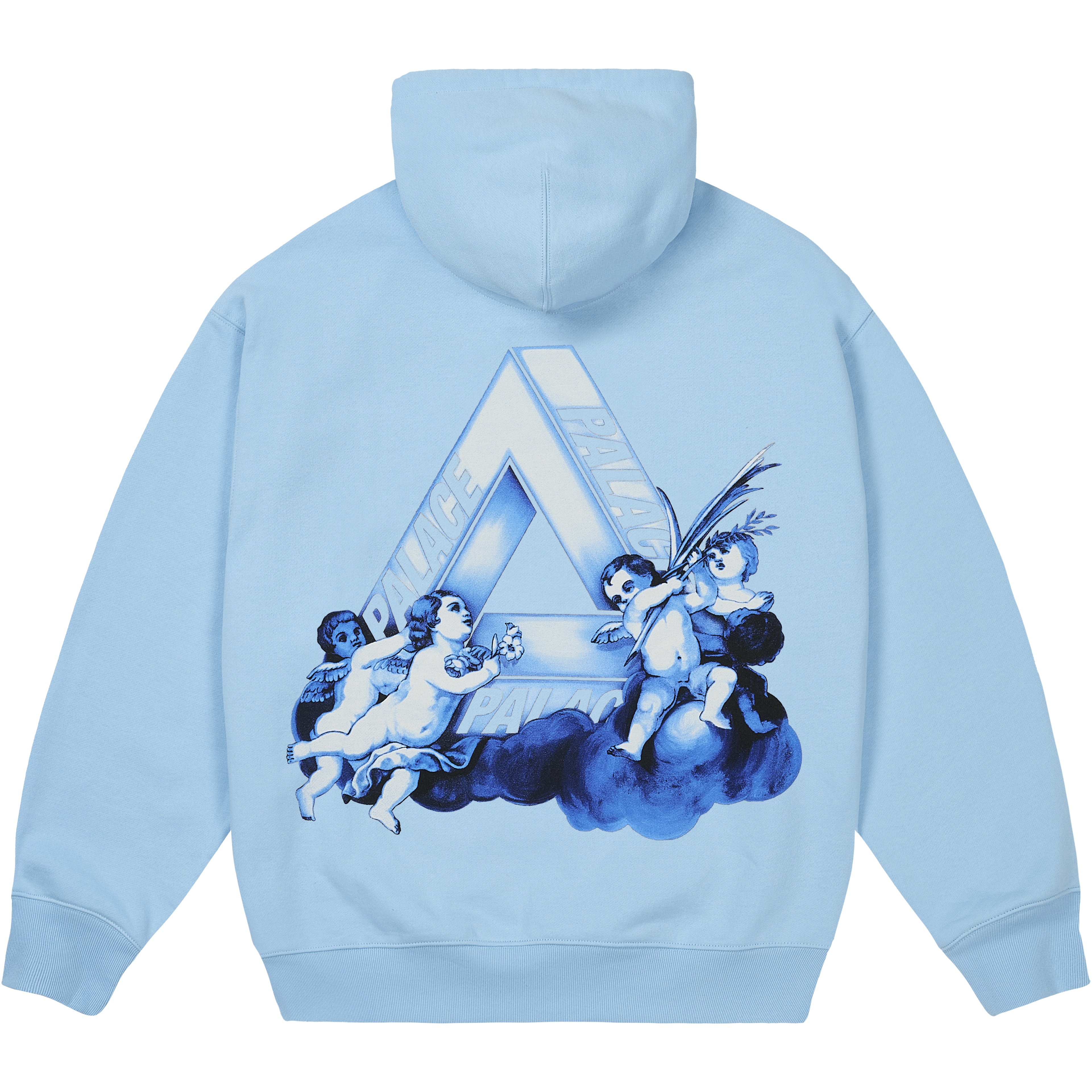 Thumbnail TRI-ANGELIC HOOD SKYLINE BLUE one color