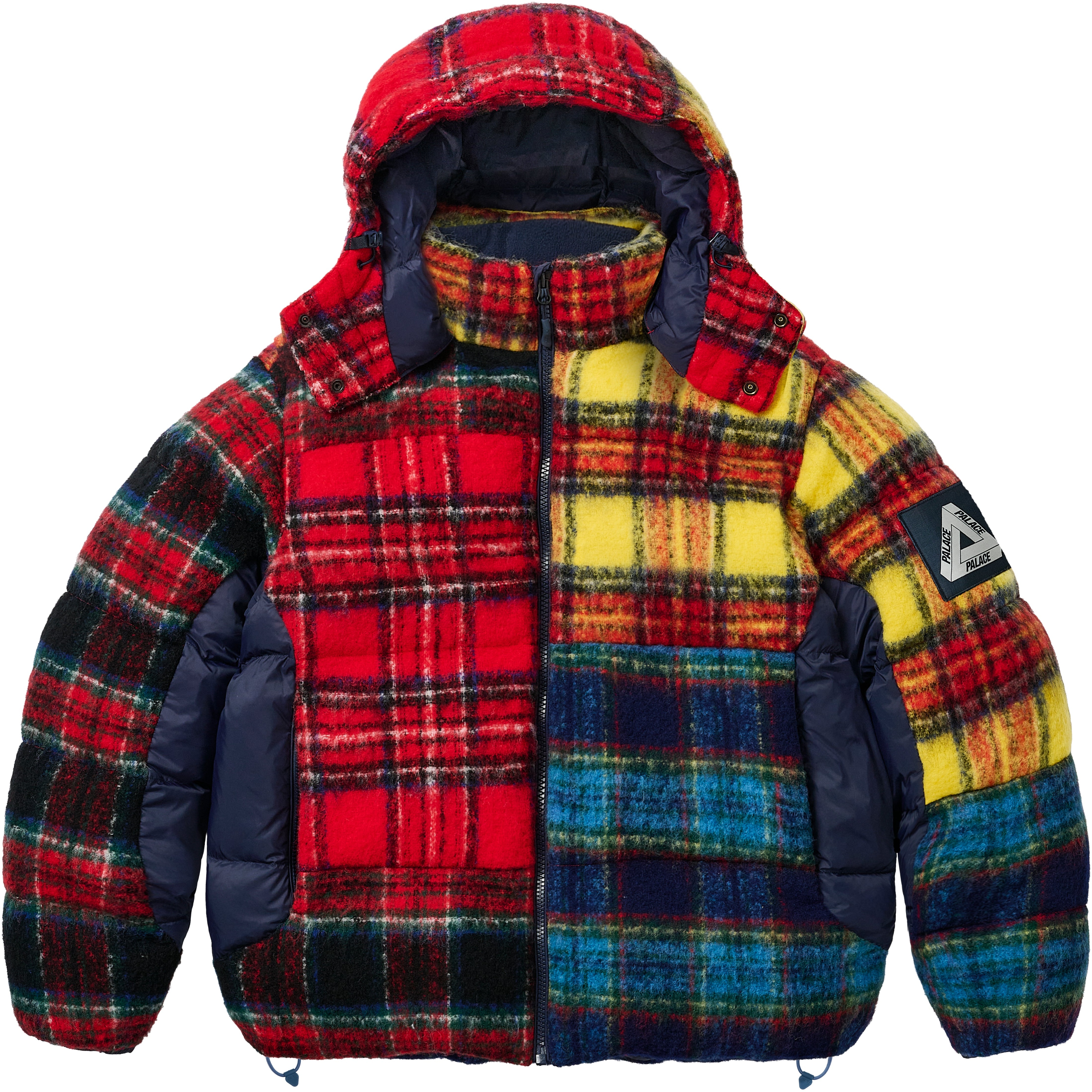 Thumbnail MOHAIR WOOL PUFFA JACKET PATCHWORK one color