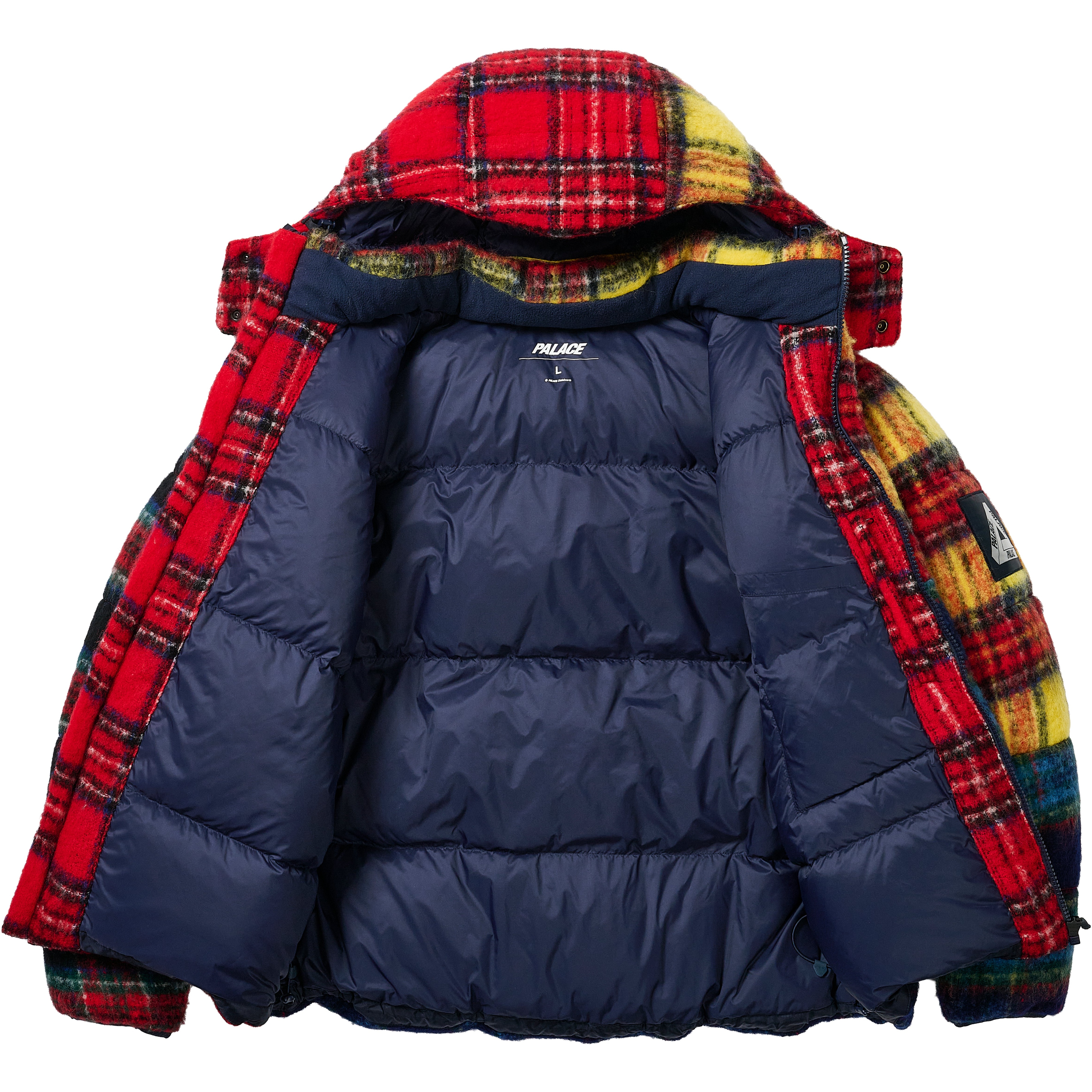 Thumbnail MOHAIR WOOL PUFFA JACKET PATCHWORK one color