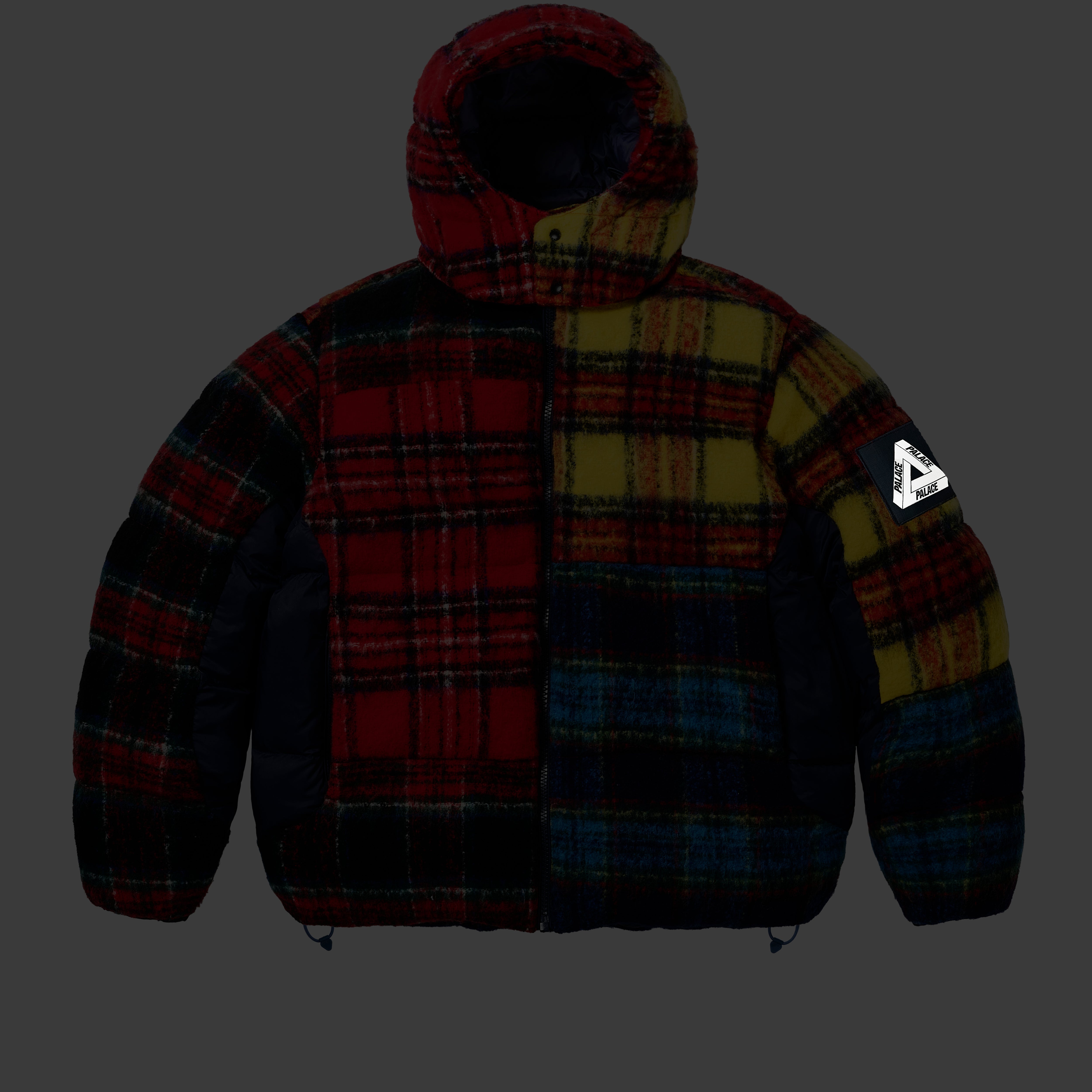 Thumbnail MOHAIR WOOL PUFFA JACKET PATCHWORK one color