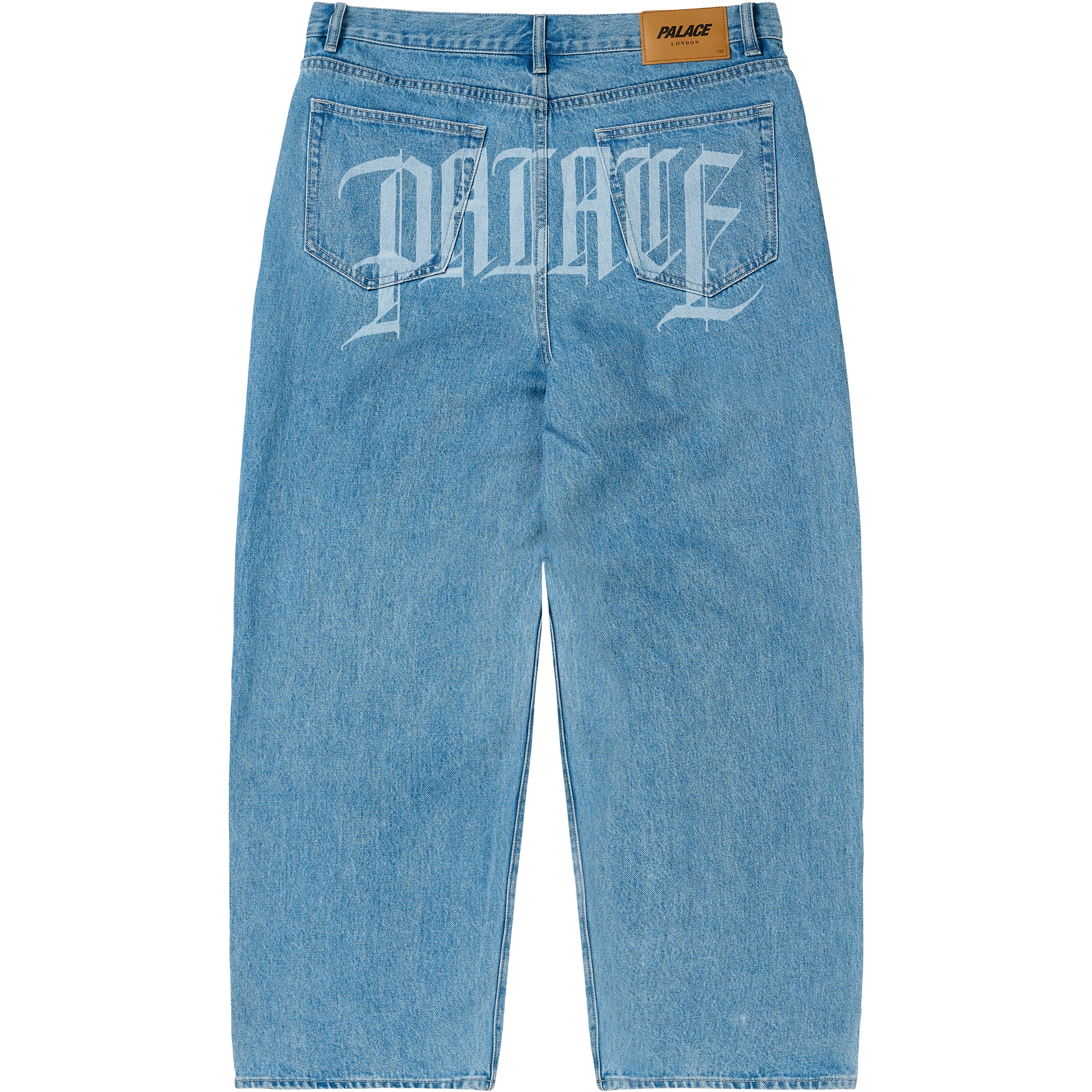 Thumbnail P90 BAGGY SCRIPT JEAN DISTRESSED LIGHT STONE WASH one color