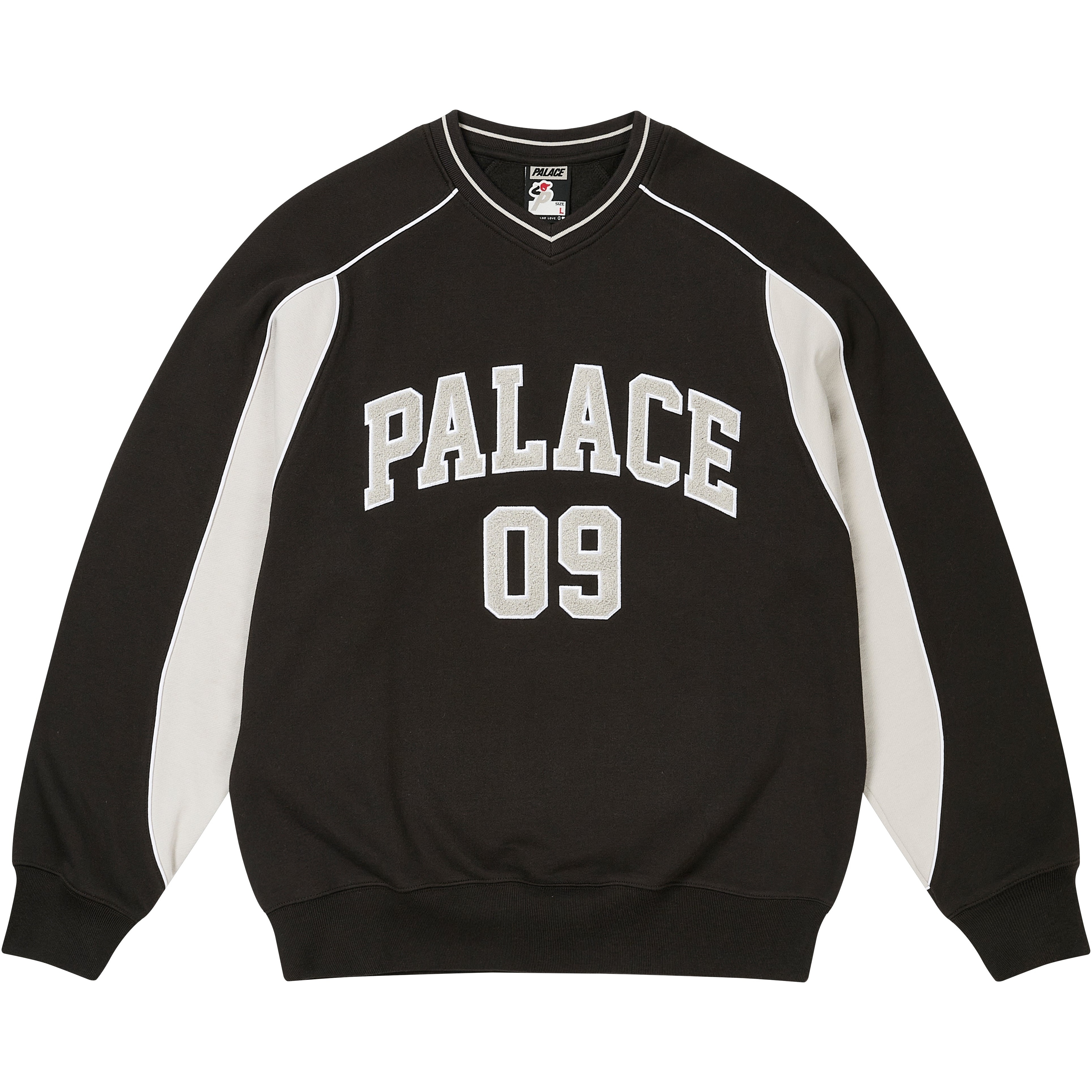 Thumbnail PALACE 09 CREW BLACK one color