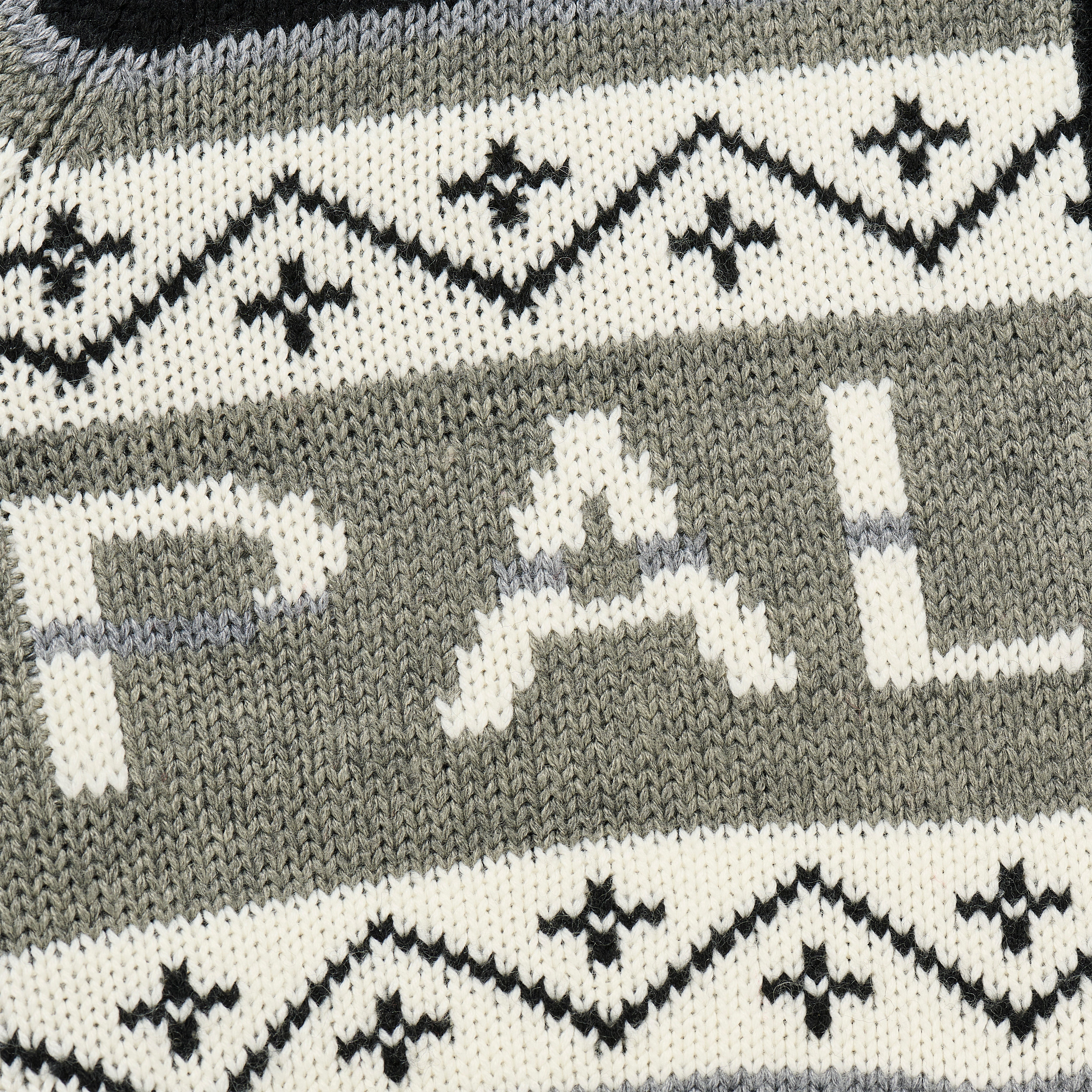 Thumbnail PALACE LOVES ME HOODED KNIT BLACK one color