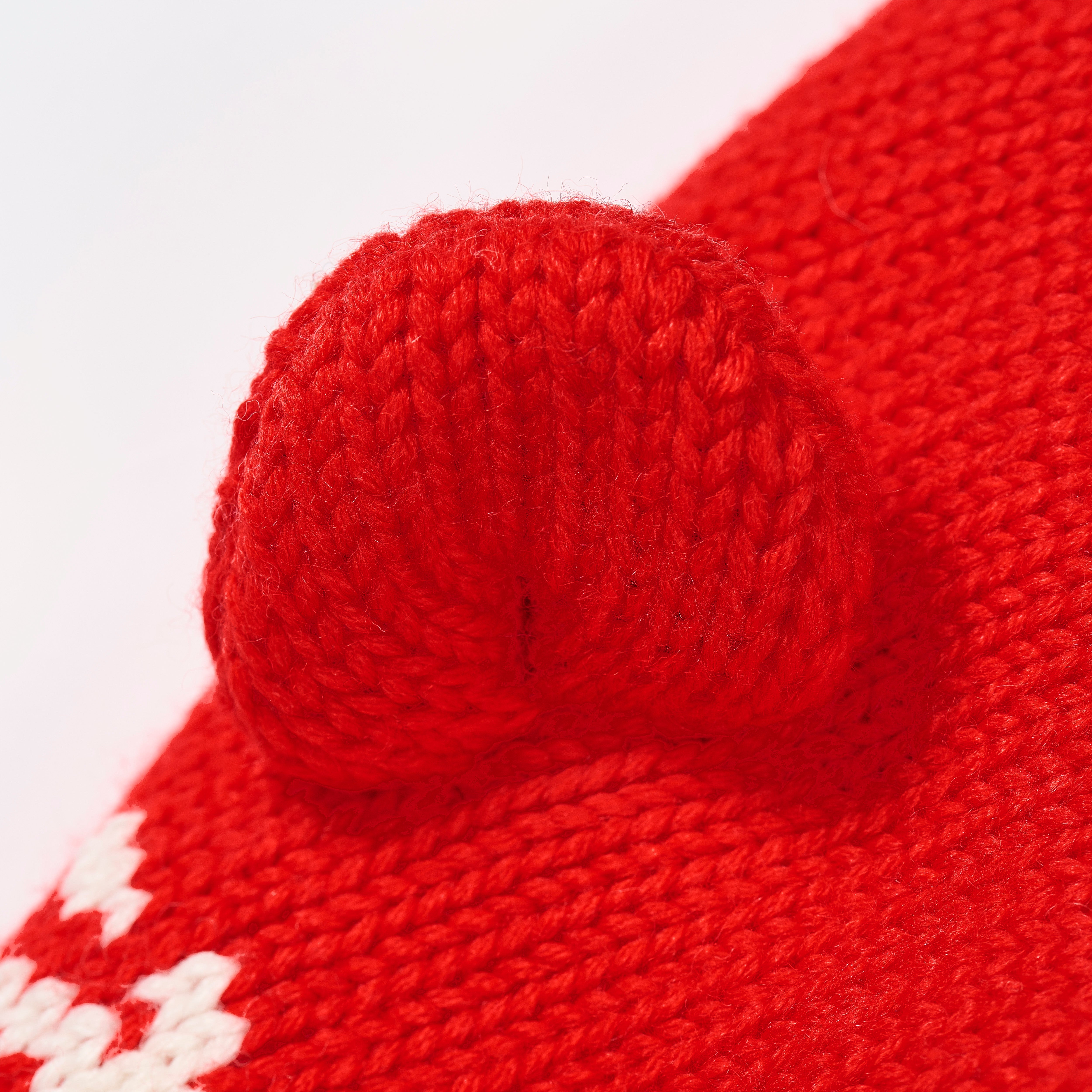 Thumbnail PALACE LOVES ME HOODED KNIT RED one color