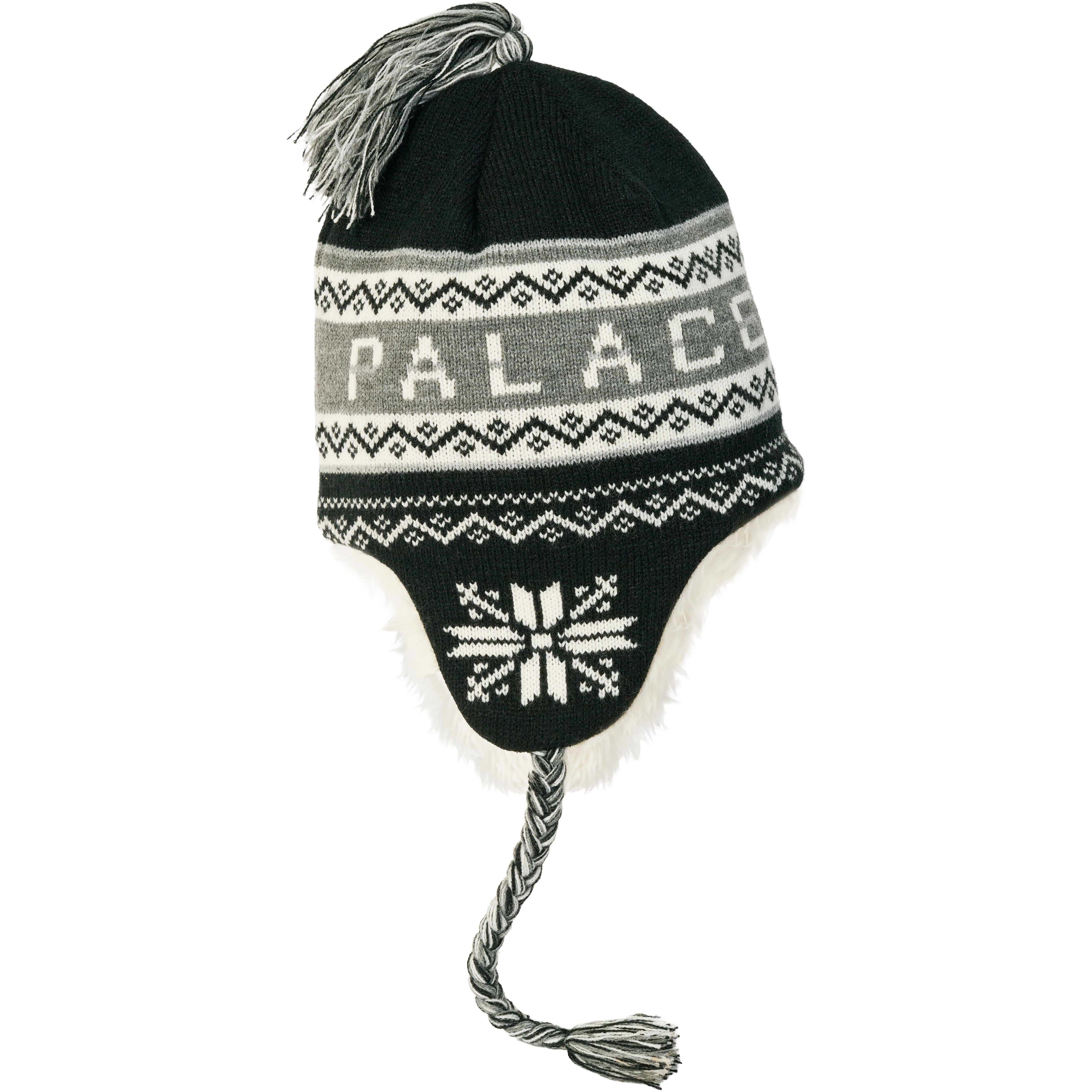 Thumbnail PALACE LOVES ME PERUVIAN BEANIE BLACK one color