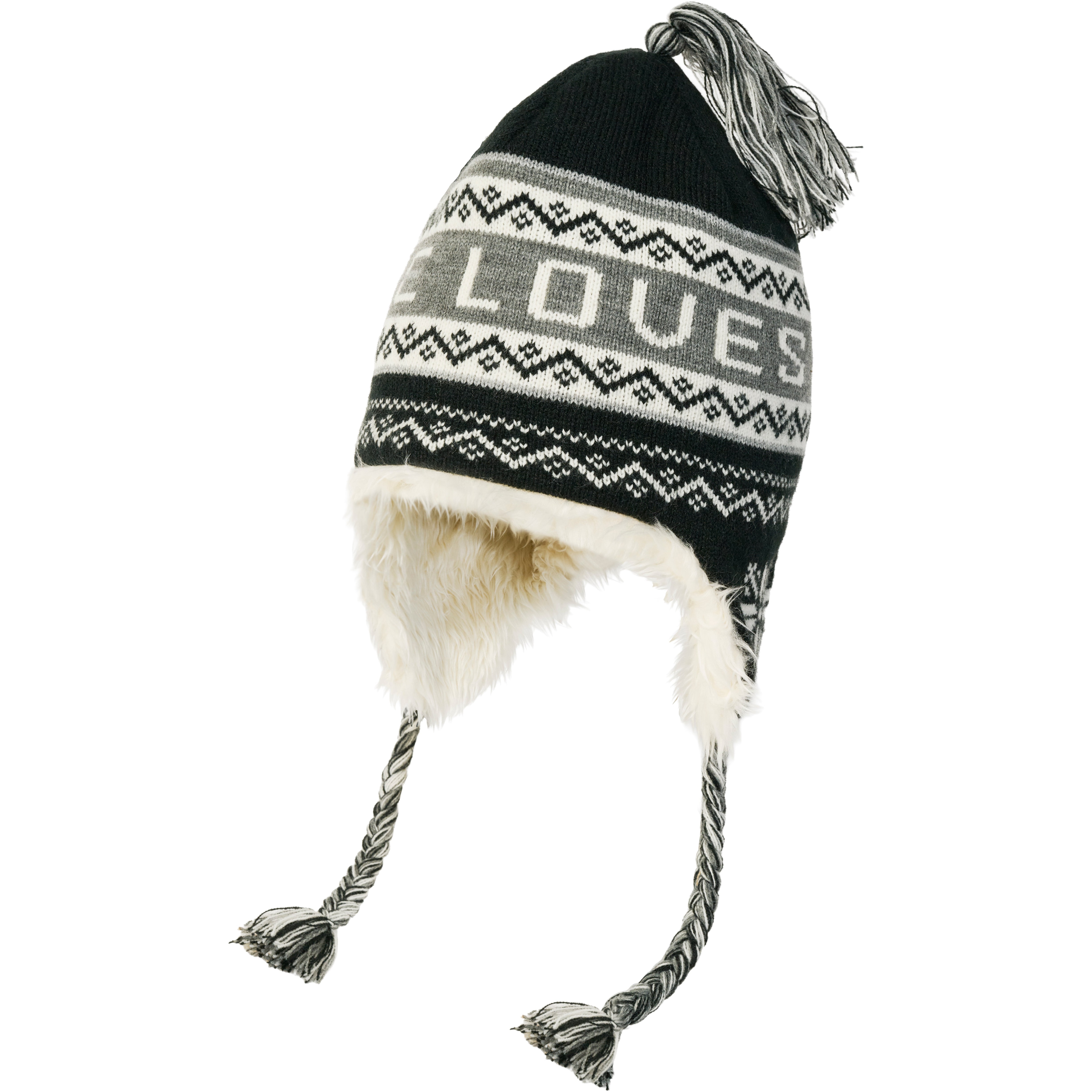 Thumbnail PALACE LOVES ME PERUVIAN BEANIE BLACK one color