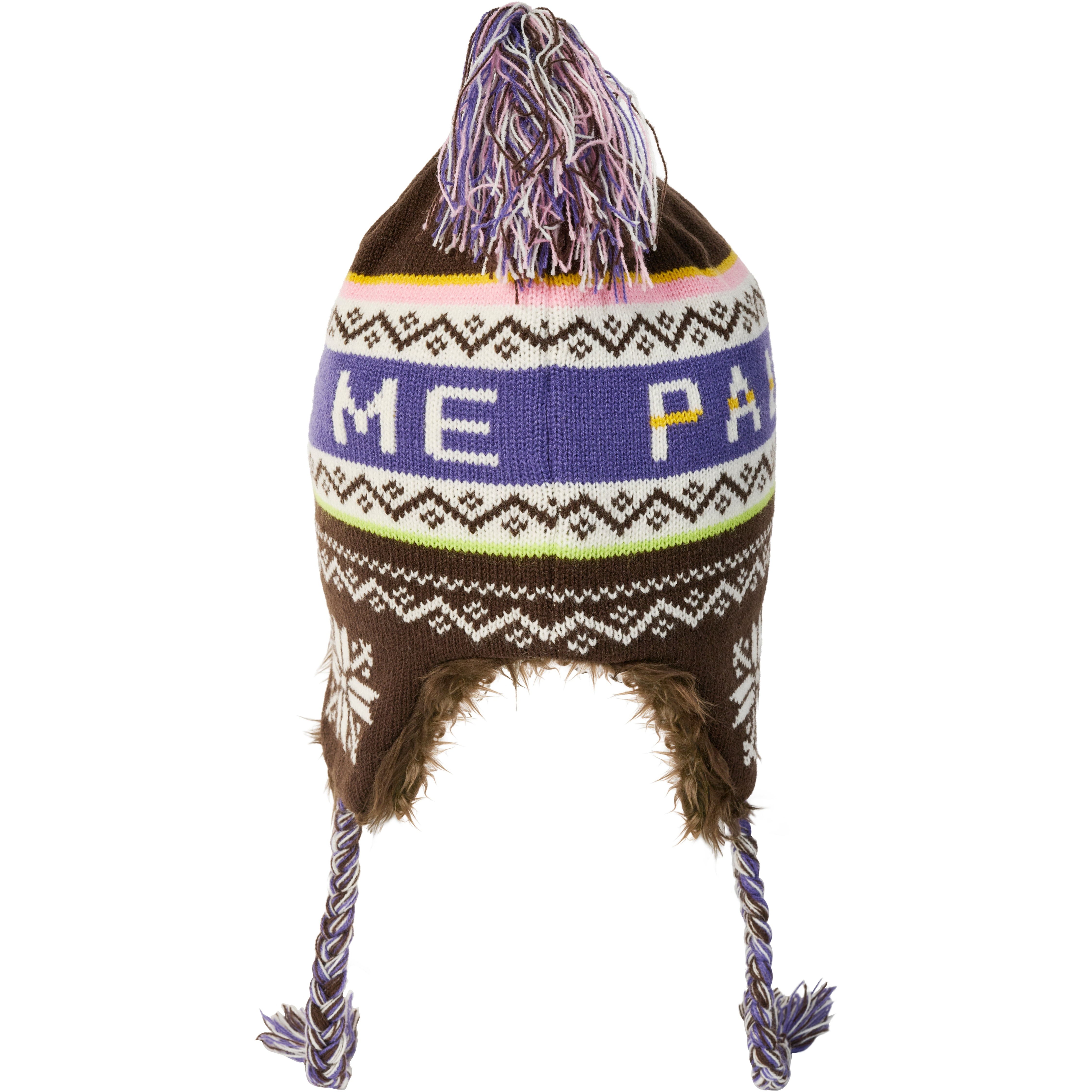 Thumbnail PALACE LOVES ME PERUVIAN BEANIE BROWN one color