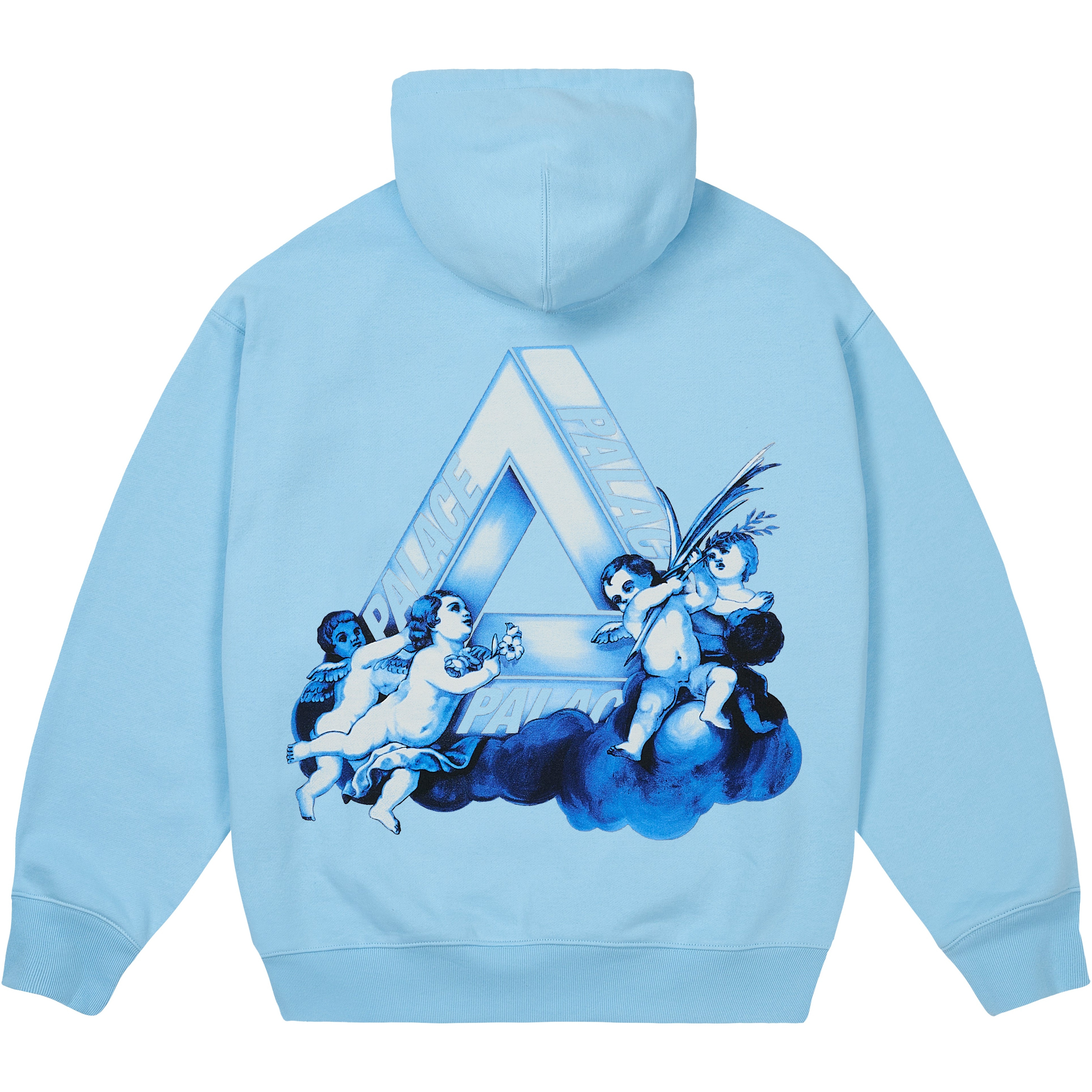 Thumbnail TRI-ANGELIC HOOD SKYLINE BLUE one color