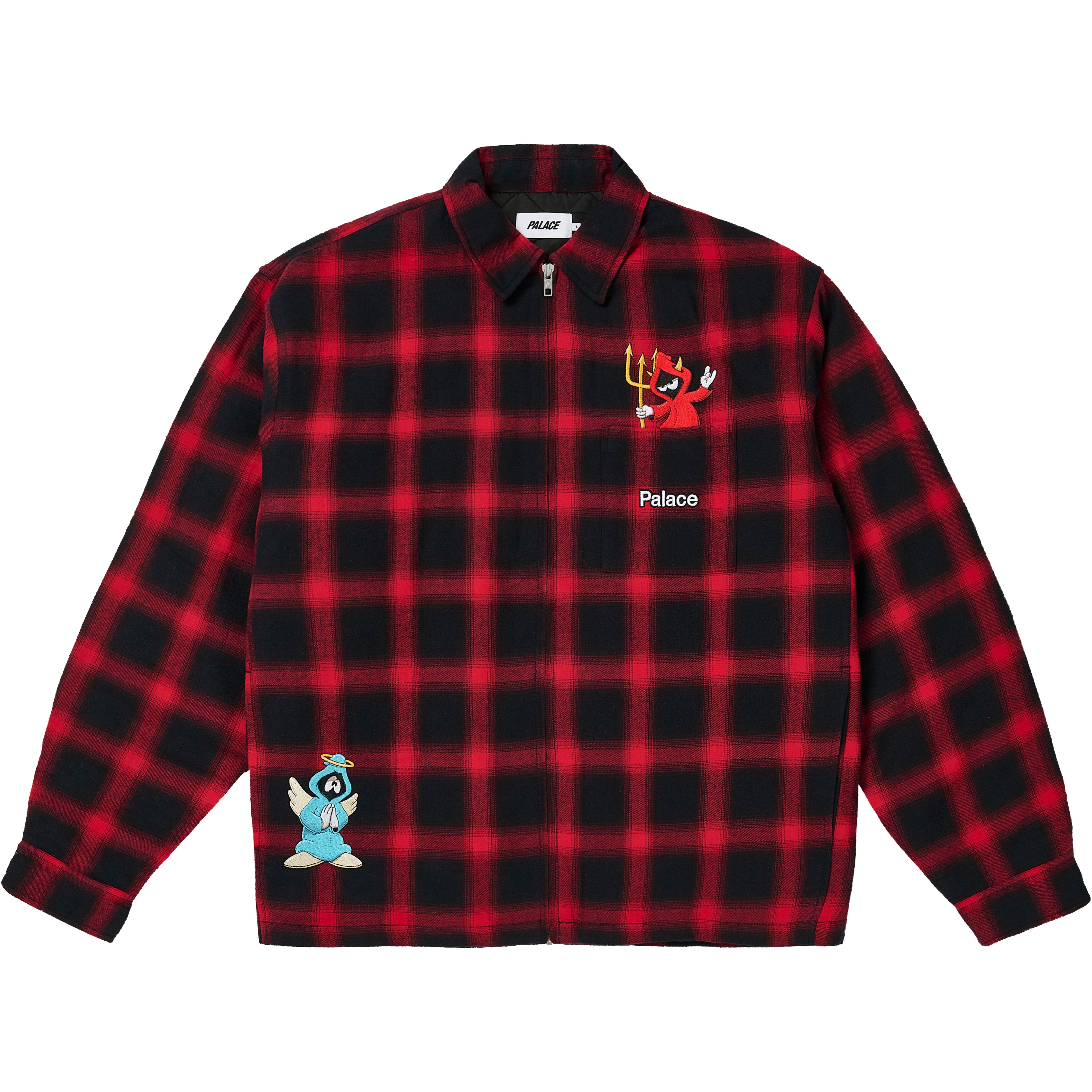 Thumbnail ZIP UP SHIRT RED one color