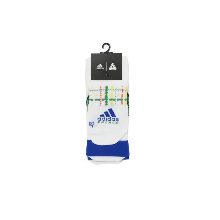 PALACE ADIDAS SOCKS WHITE one color