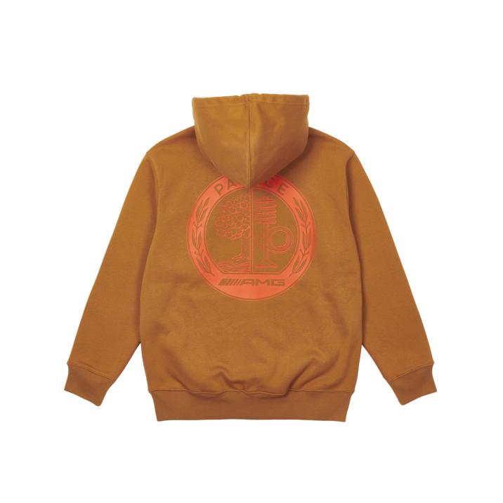PALACE HOODIE ZIP AMG YELLOW one color