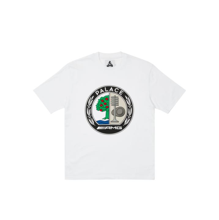 PALACE MERCEDES AMG T SHORT LOGO WHITE one color