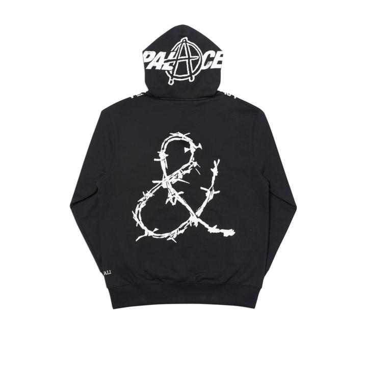 PALACE ANARCHIC HOODIE BLACK one color