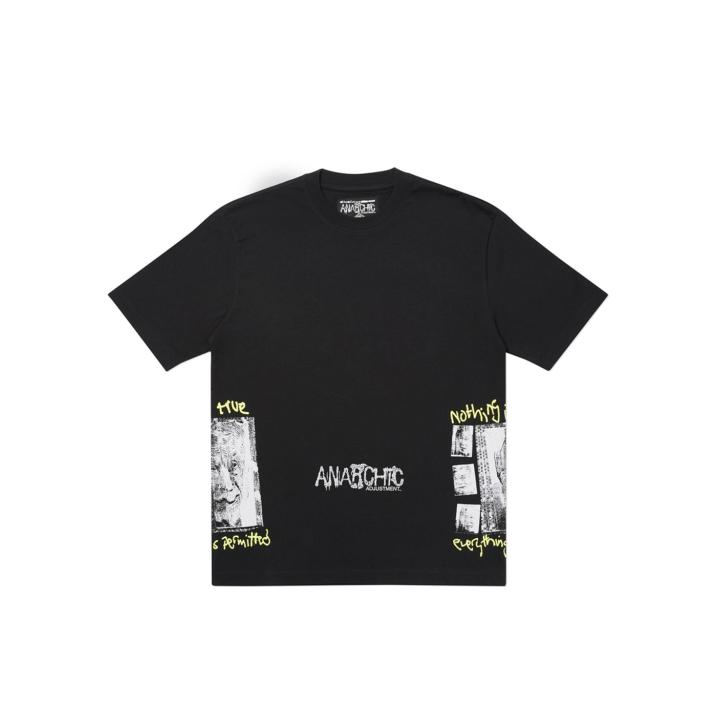 PALACE ANARCHIC T-SHIRT NOTHING IS TRUE BLACK one color