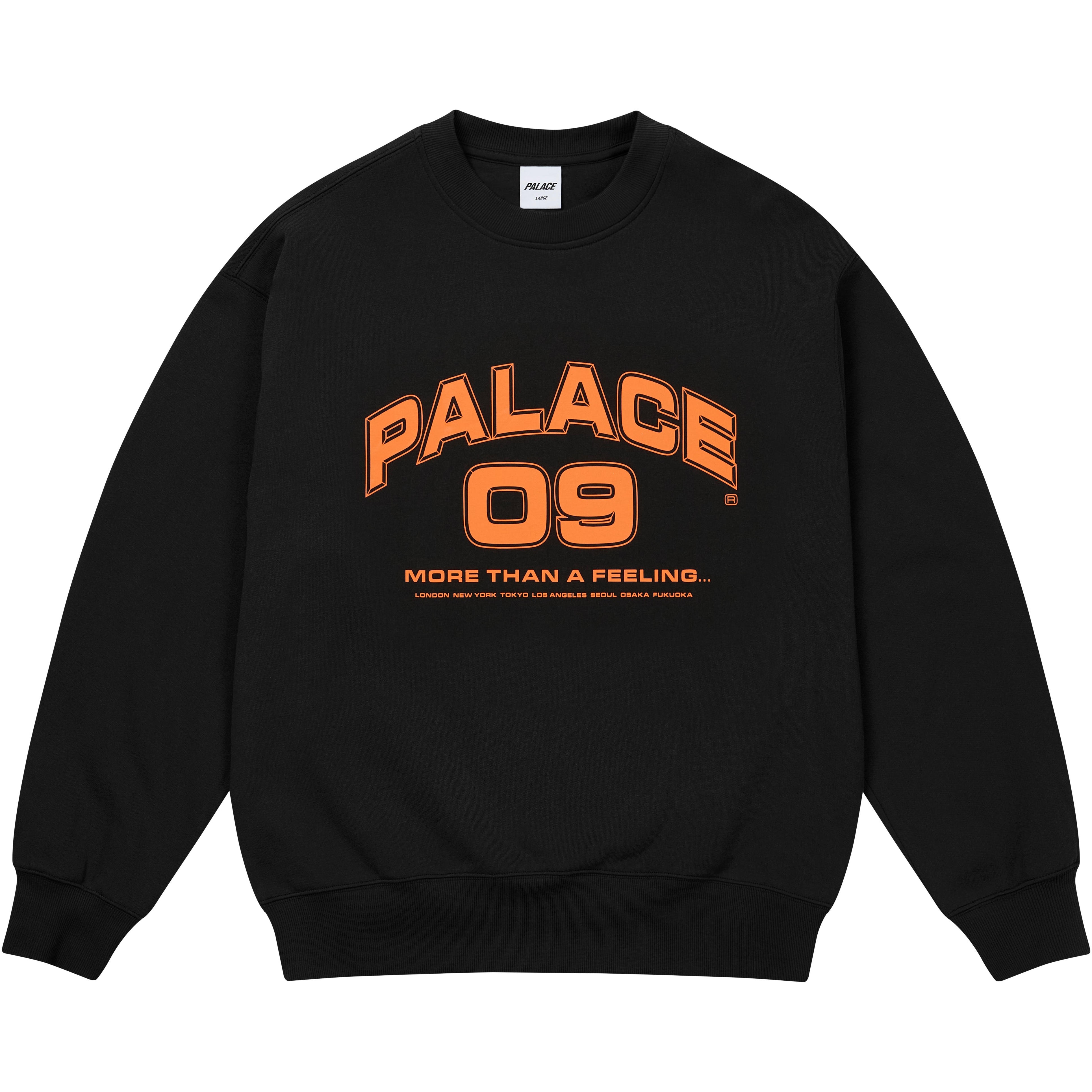 Thumbnail MORE THAN A FEELING CREW BLACK one color