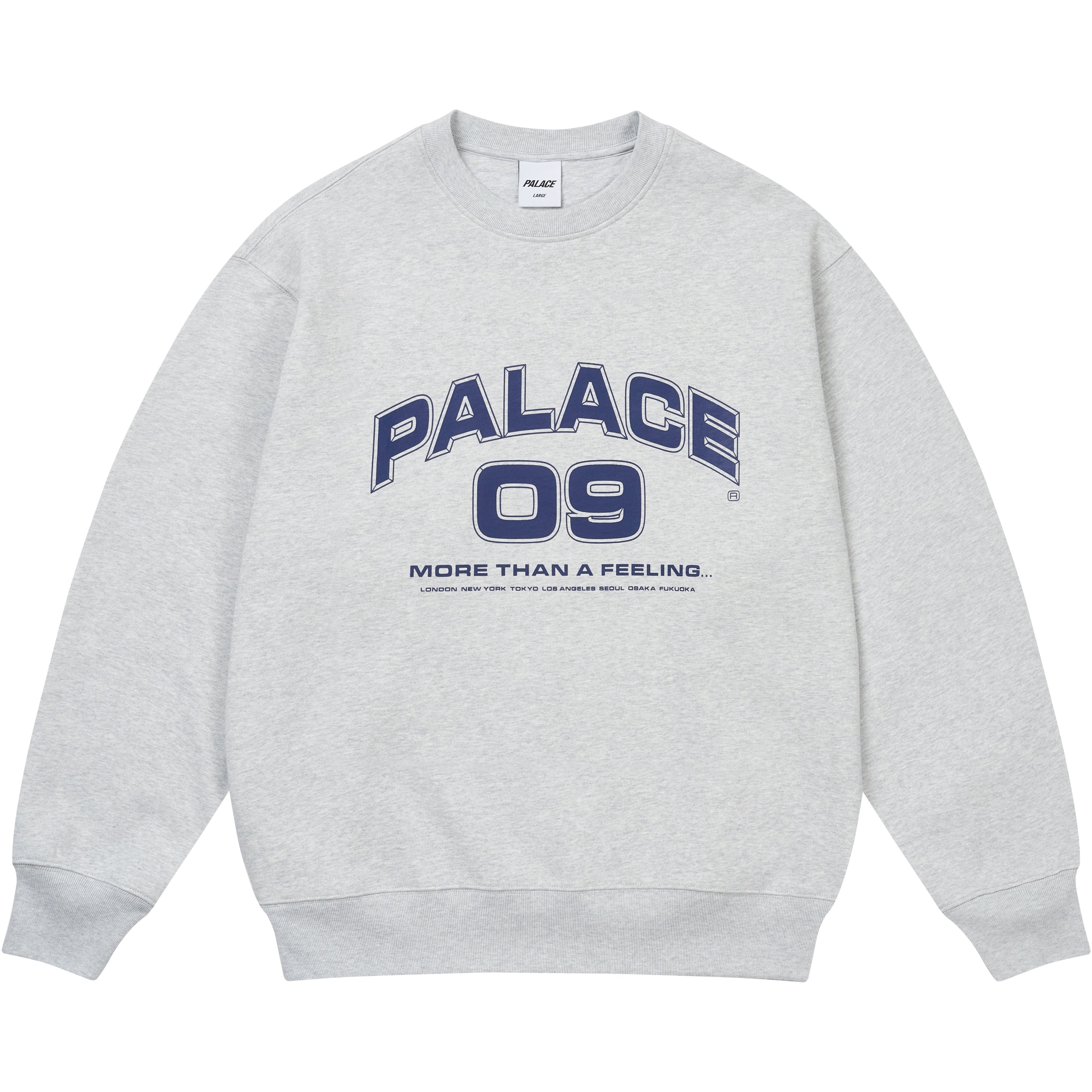 Thumbnail MORE THAN A FEELING CREW GREY MARL one color