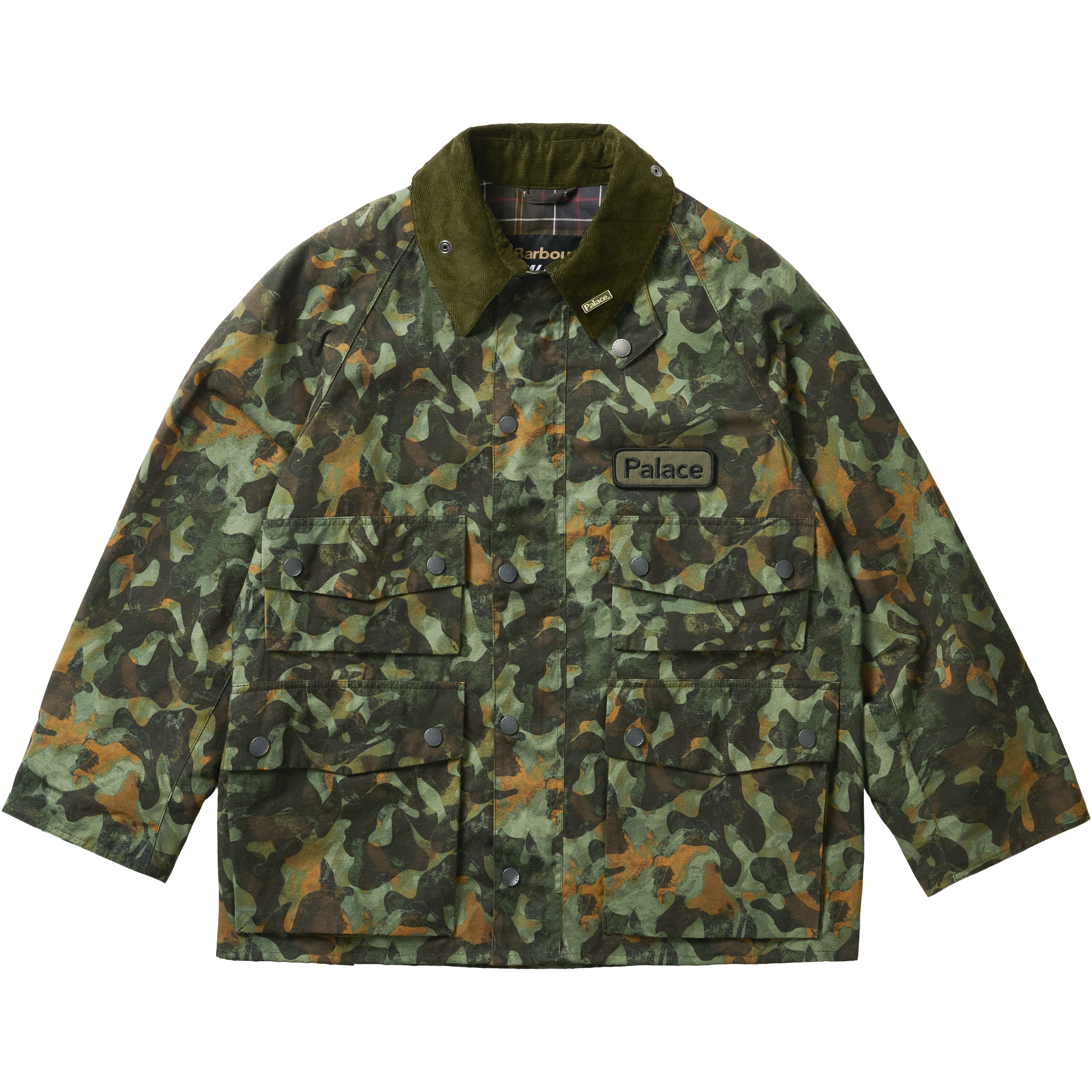 Palace PALACE BARBOUR BEDALE CASUAL JACKET KELP FOREST CAMO