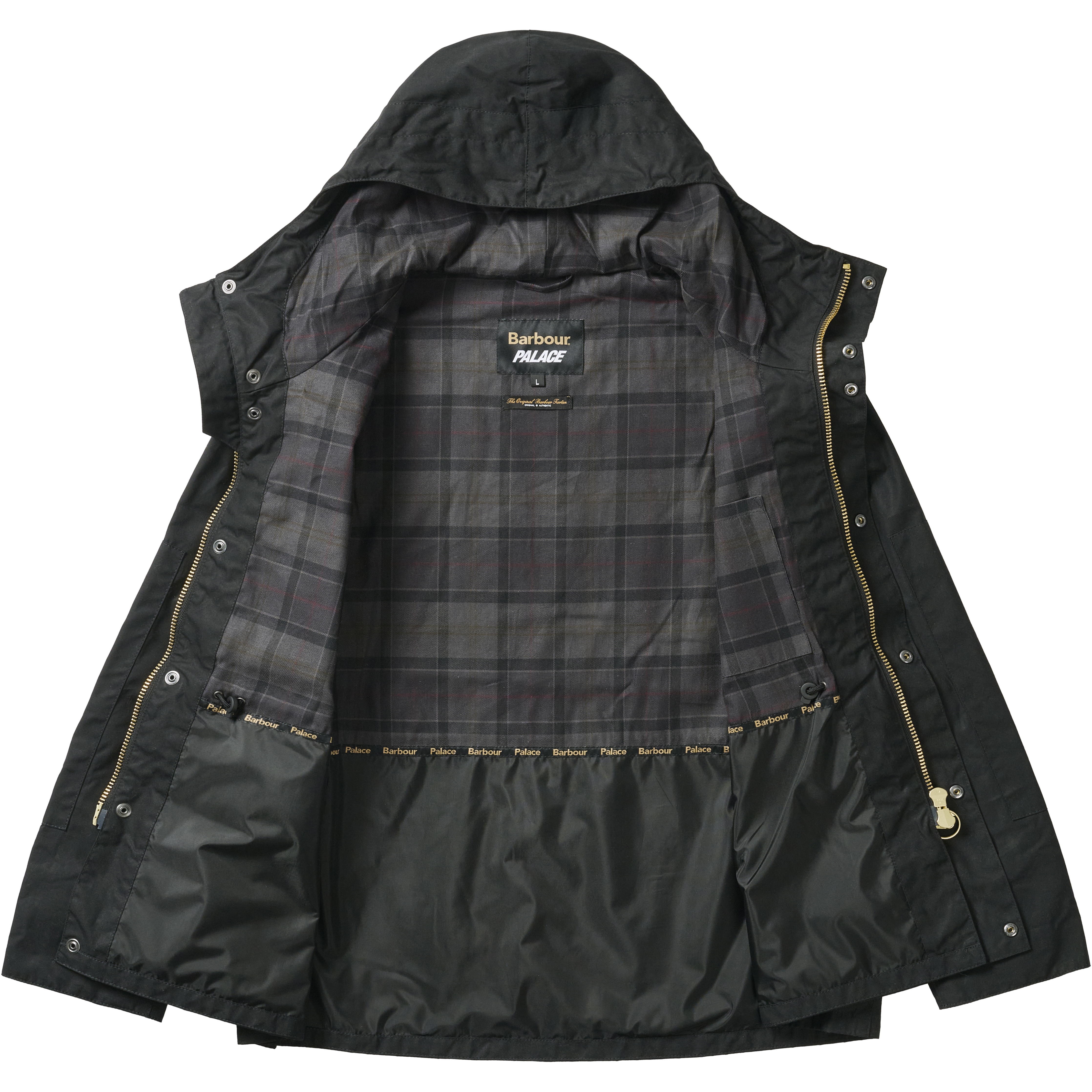 Thumbnail PALACE BARBOUR FIELD CASUAL JACKET BLACK one color