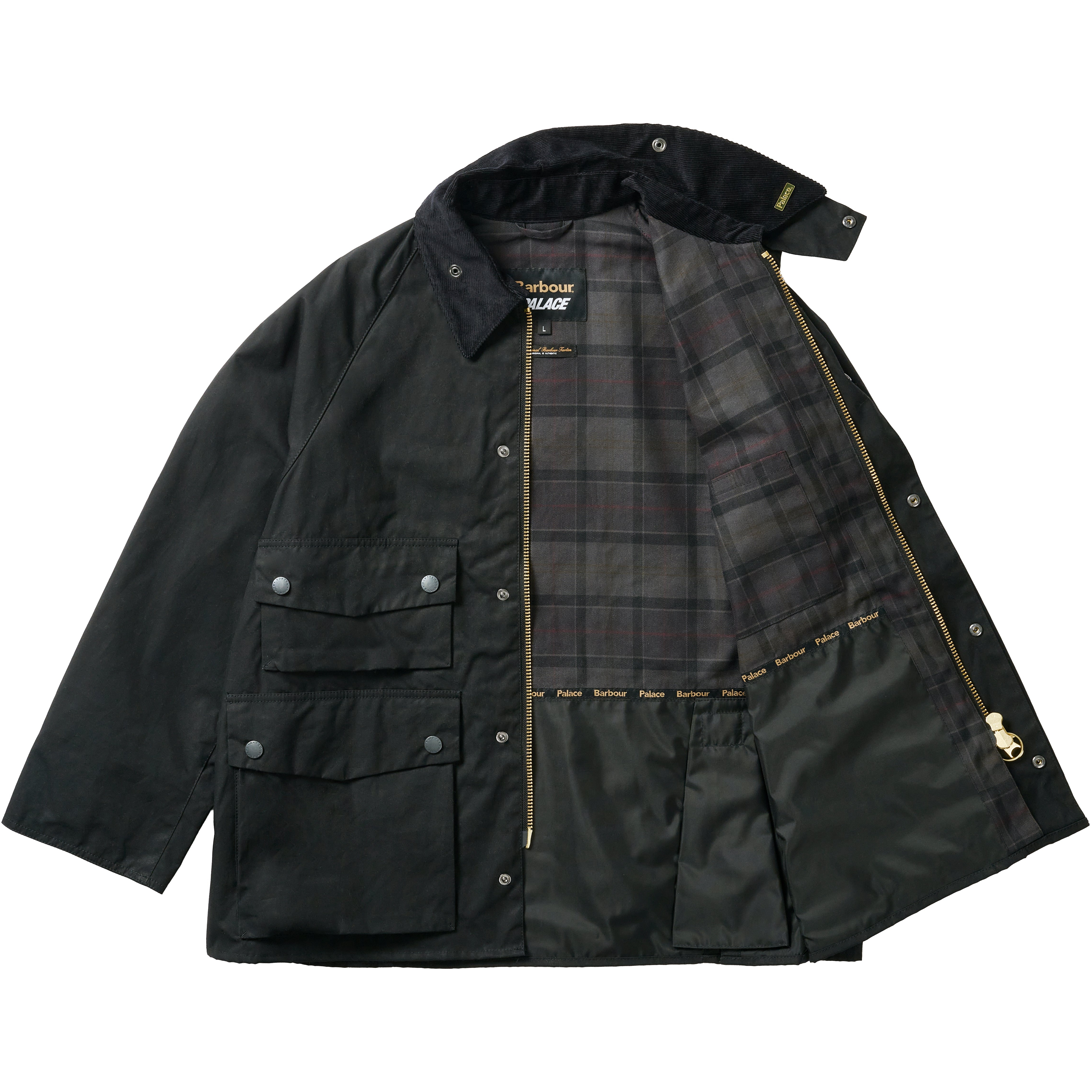 Thumbnail PALACE BARBOUR BEDALE CASUAL JACKET BLACK one color