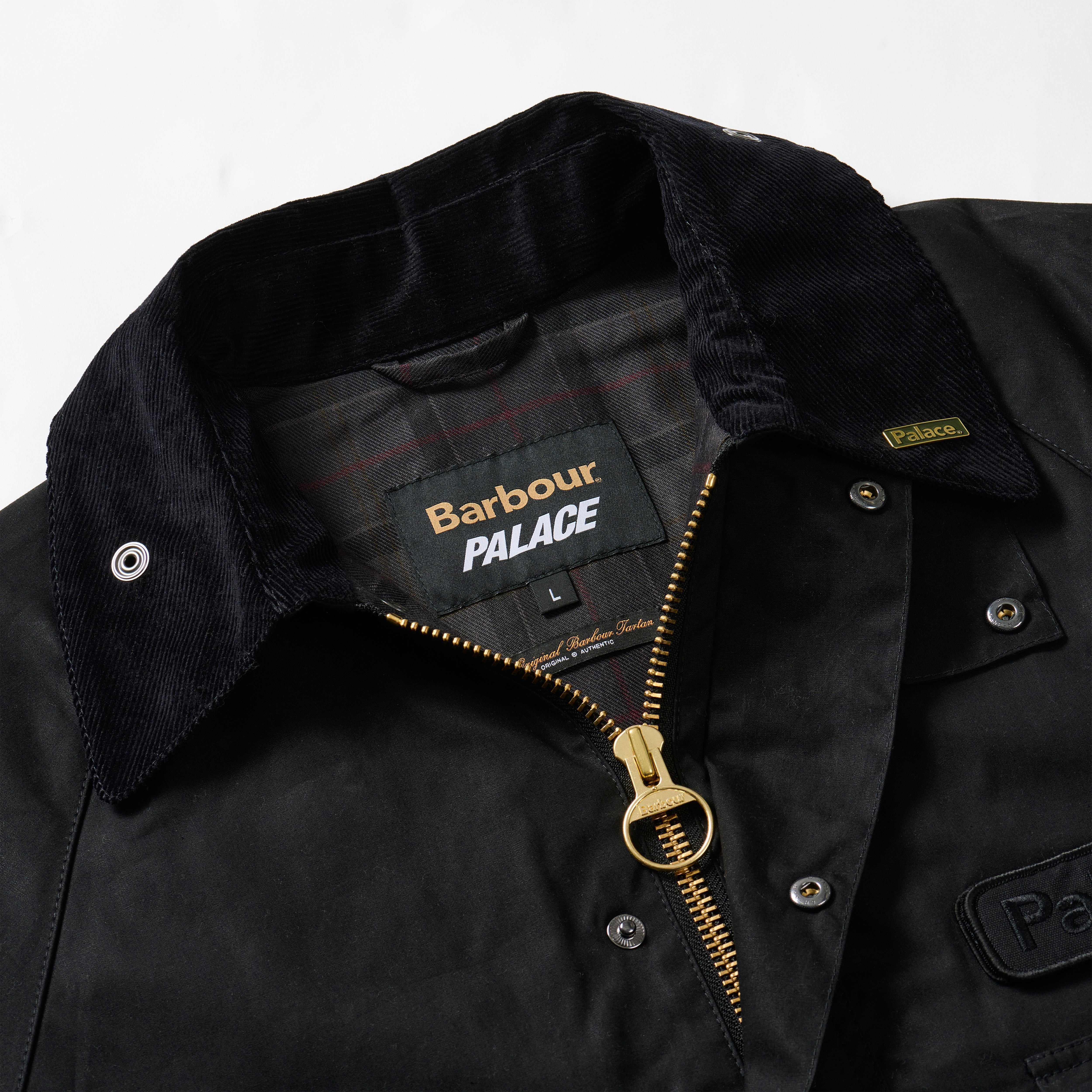 Thumbnail PALACE BARBOUR BEDALE CASUAL JACKET BLACK one color