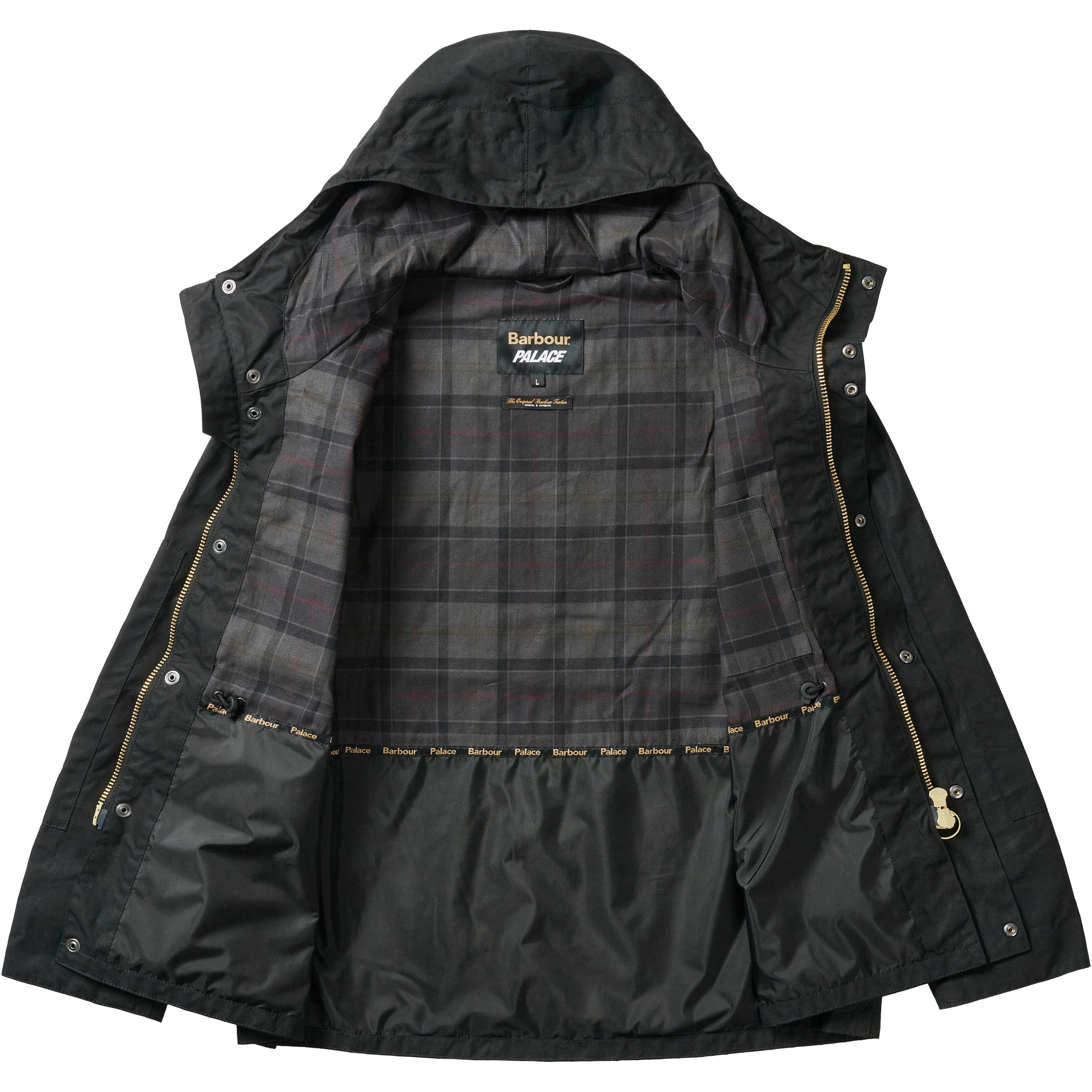Thumbnail PALACE BARBOUR FIELD CASUAL JACKET BLACK one color