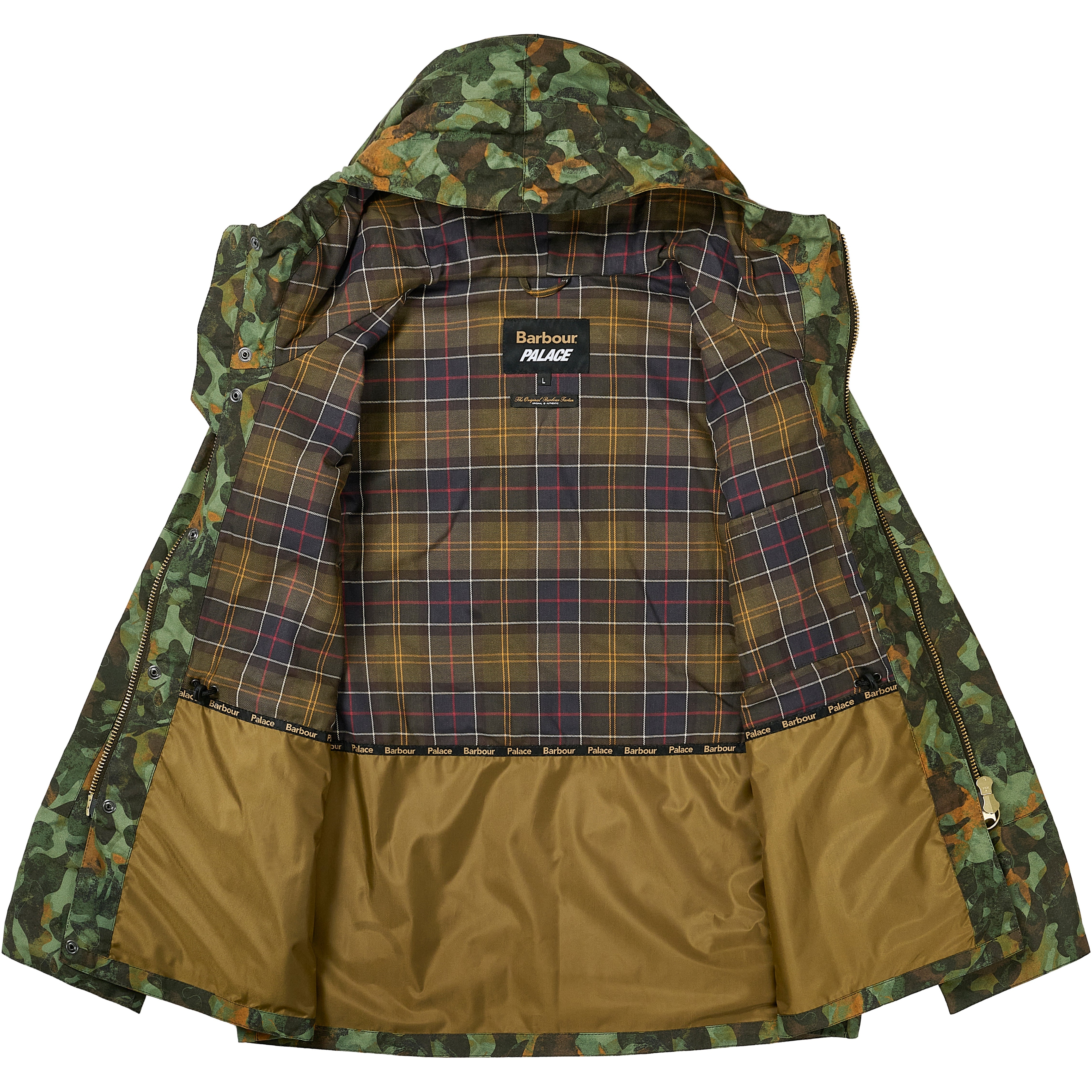 Thumbnail PALACE BARBOUR FIELD CASUAL JACKET KELP FOREST CAMO one color