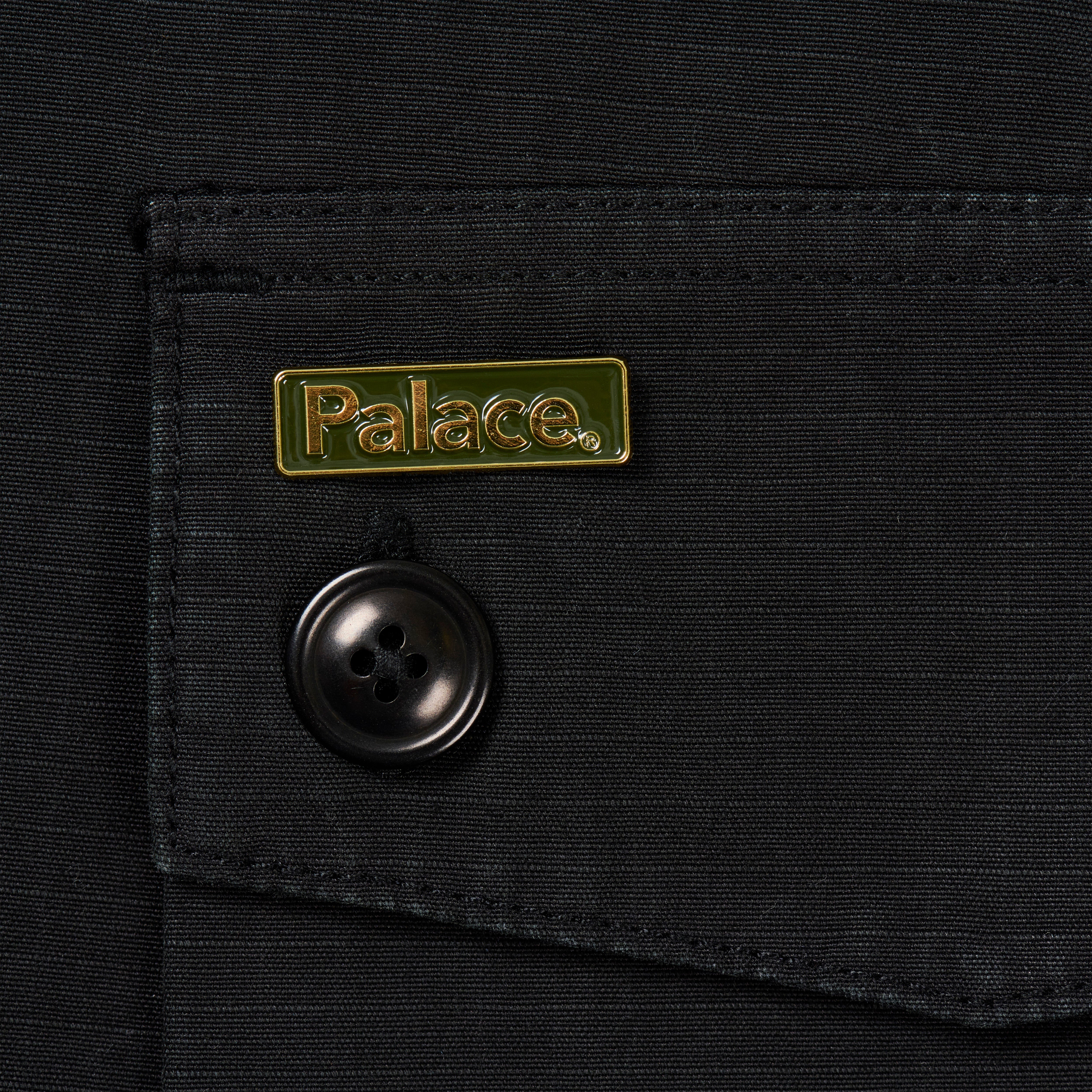 Thumbnail PALACE BARBOUR OFFICER SHIRT BLACK one color