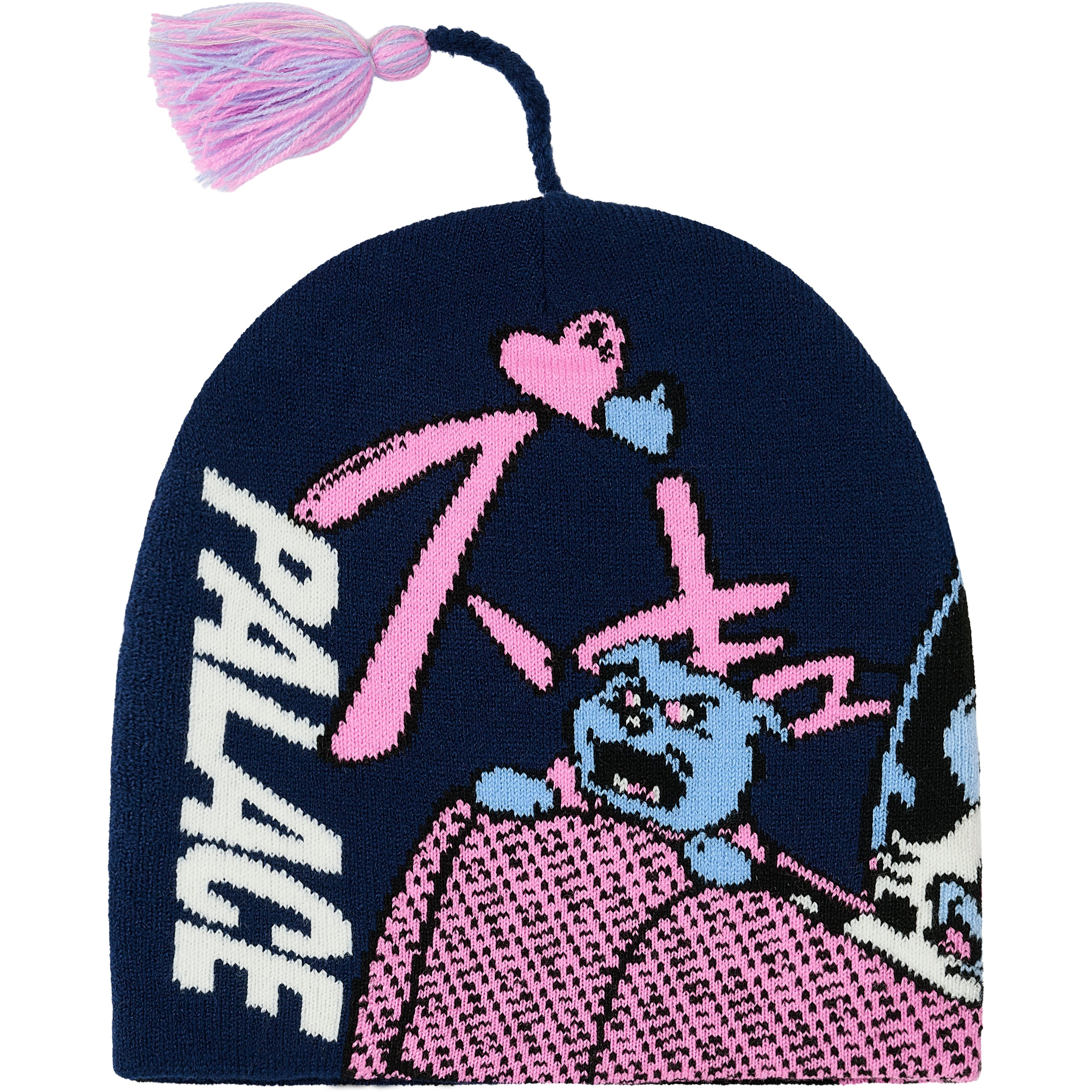 Thumbnail REAR VIEW NEIN CUFF BEANIE NAVY one color